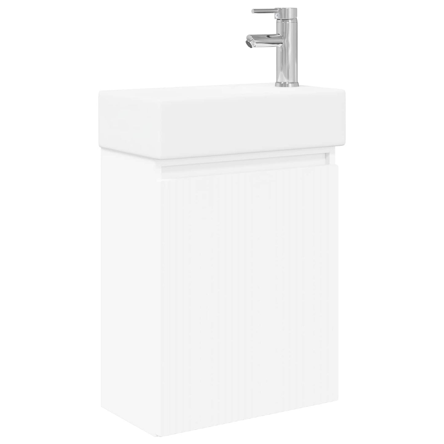 Mobile bagno con rubinetto Bianco 45,5 x 22,5 x 84 cm | homemem39