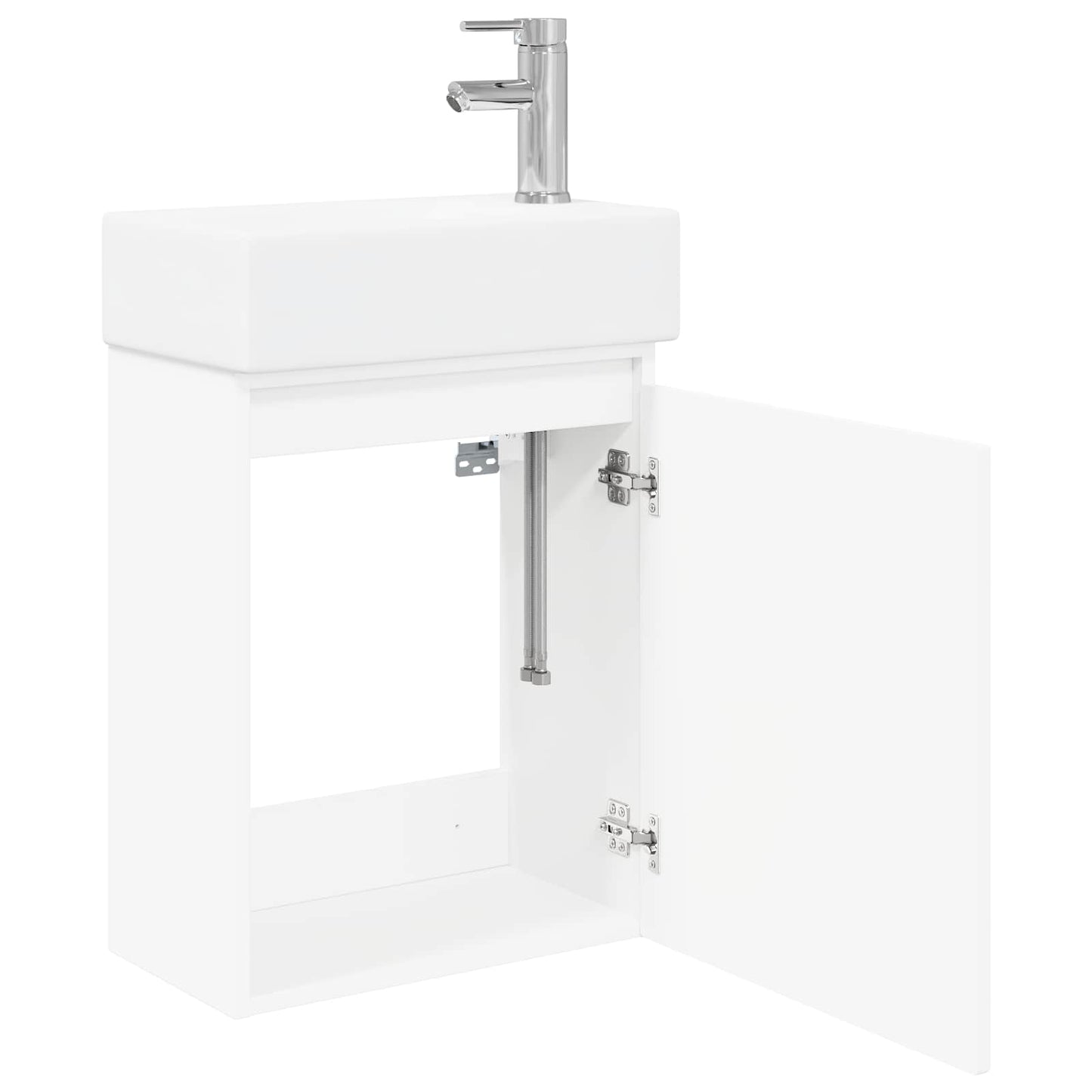 Mobile bagno con rubinetto Bianco 45,5 x 22,5 x 84 cm | homemem39