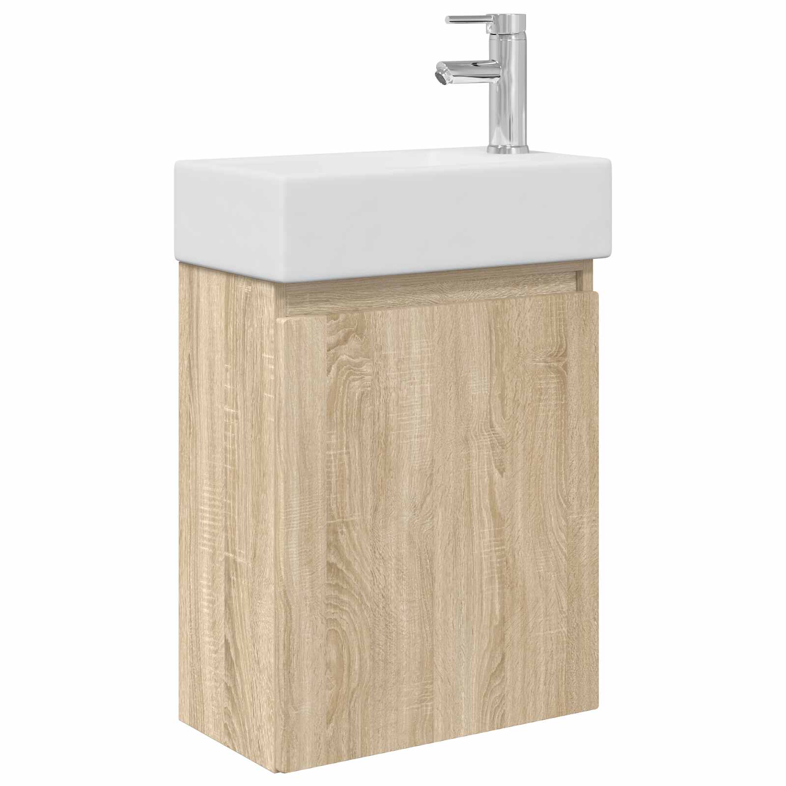 Mobile bagno con rubinetto Rovere Sonoma 45,5 x 22,5 x 84 cm | homemem39