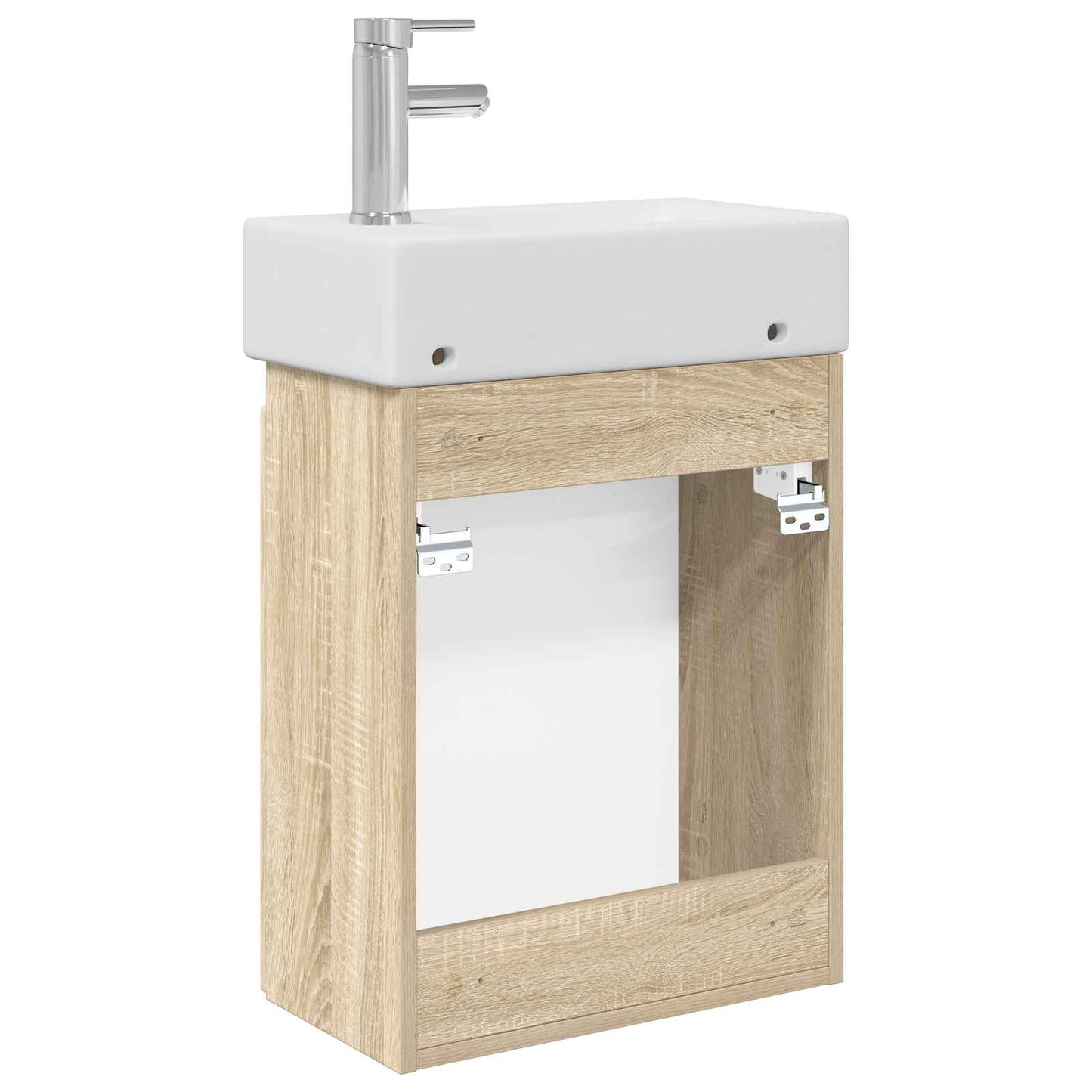 Mobile bagno con rubinetto Rovere Sonoma 45,5 x 22,5 x 84 cm | homemem39