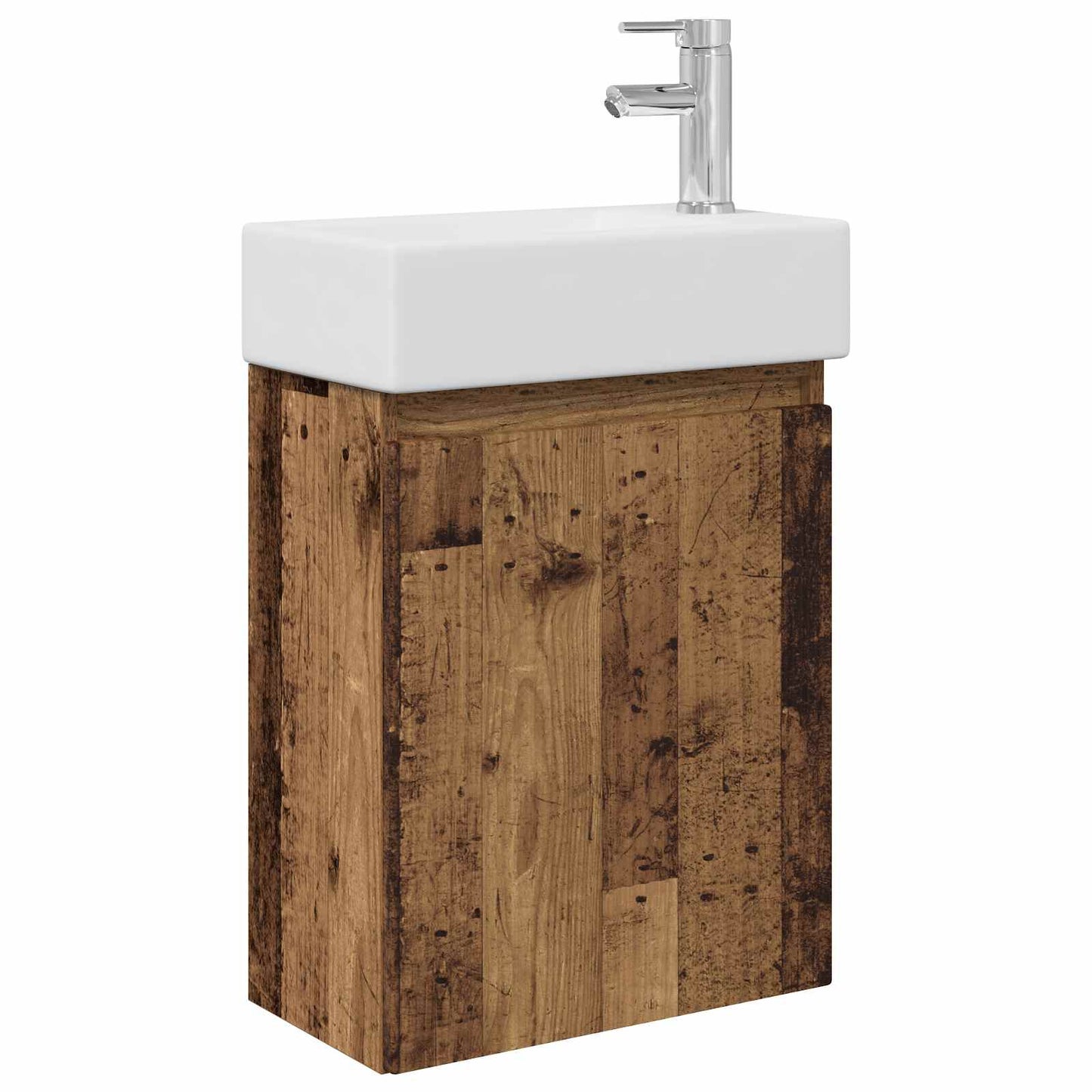 Mobile bagno con rubinetto Legno antico 45,5 x 22,5 x 84 cm | homemem39