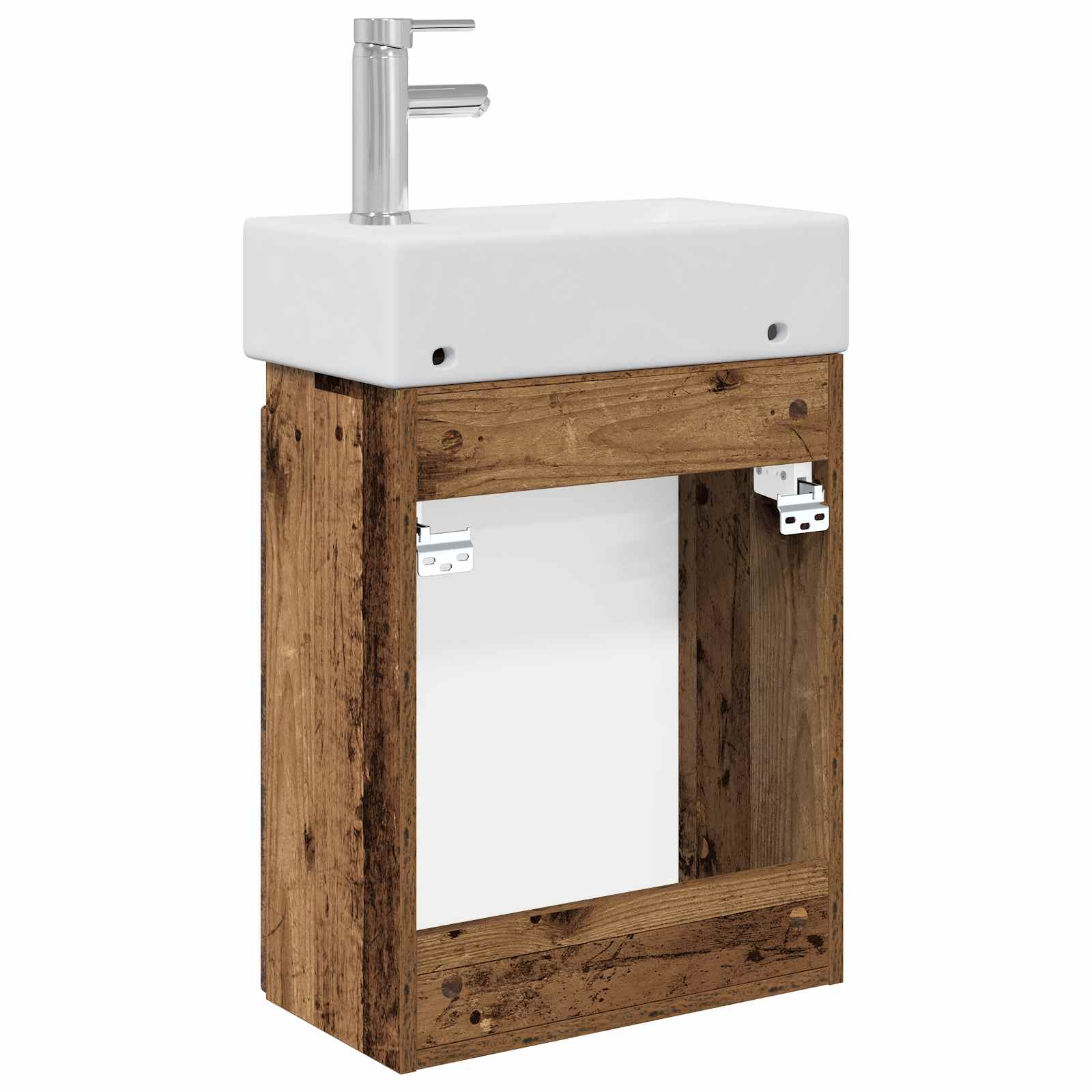 Mobile bagno con rubinetto Legno antico 45,5 x 22,5 x 84 cm | homemem39