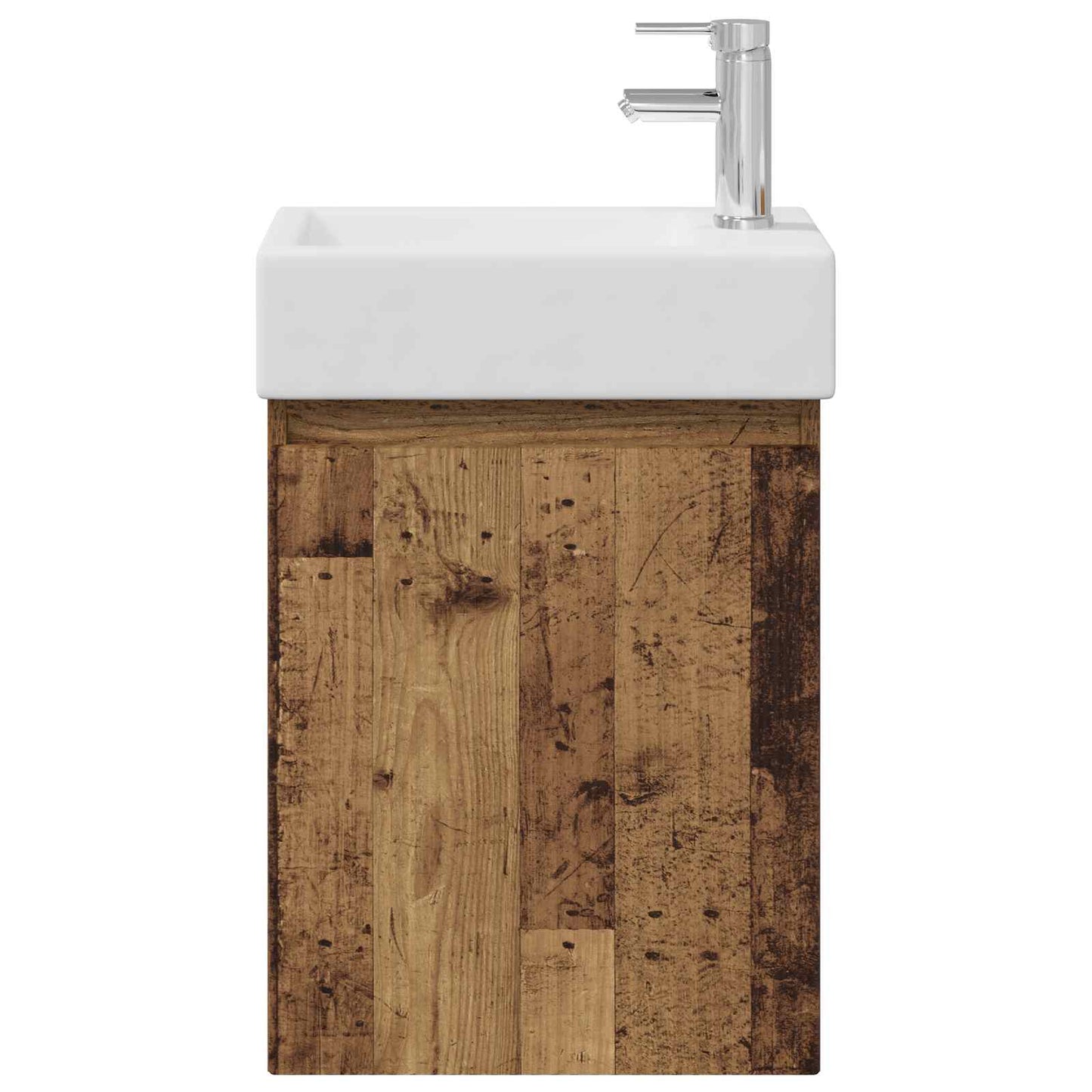 Mobile bagno con rubinetto Legno antico 45,5 x 22,5 x 84 cm | homemem39