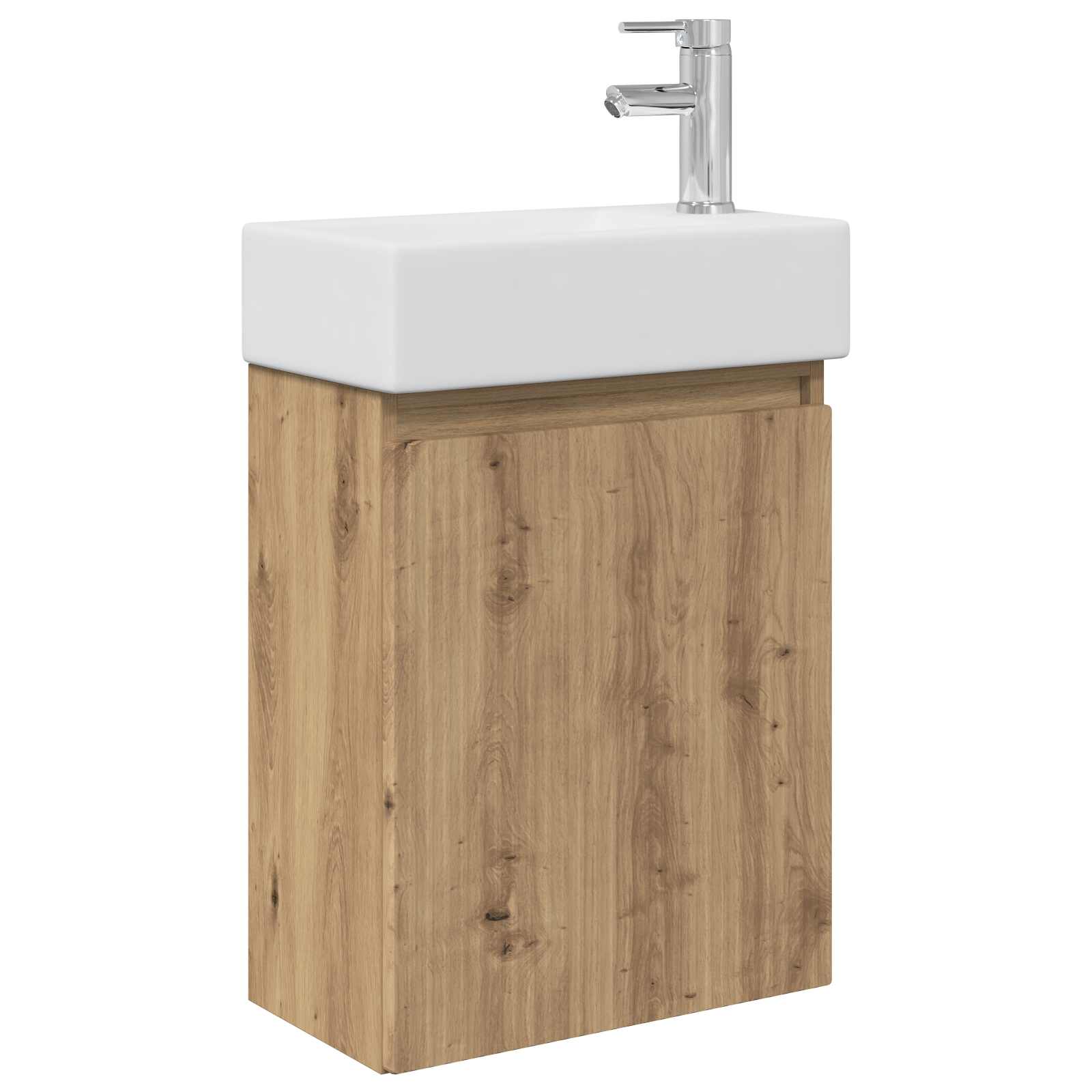 Mobile bagno con rubinetto Rovere Artigianale | homemem39