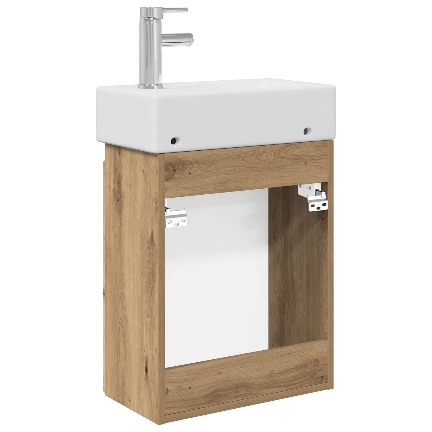 Mobile bagno con rubinetto Rovere Artigianale | homemem39