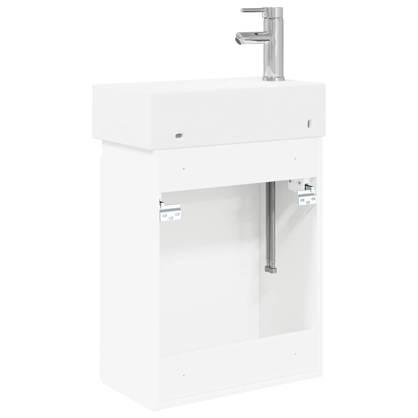 Mobile bagno con rubinetto Bianco 45,5 x 22,5 x 84 cm | homemem39