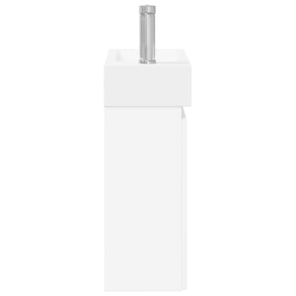 Mobile bagno con rubinetto Bianco 45,5 x 22,5 x 84 cm | homemem39