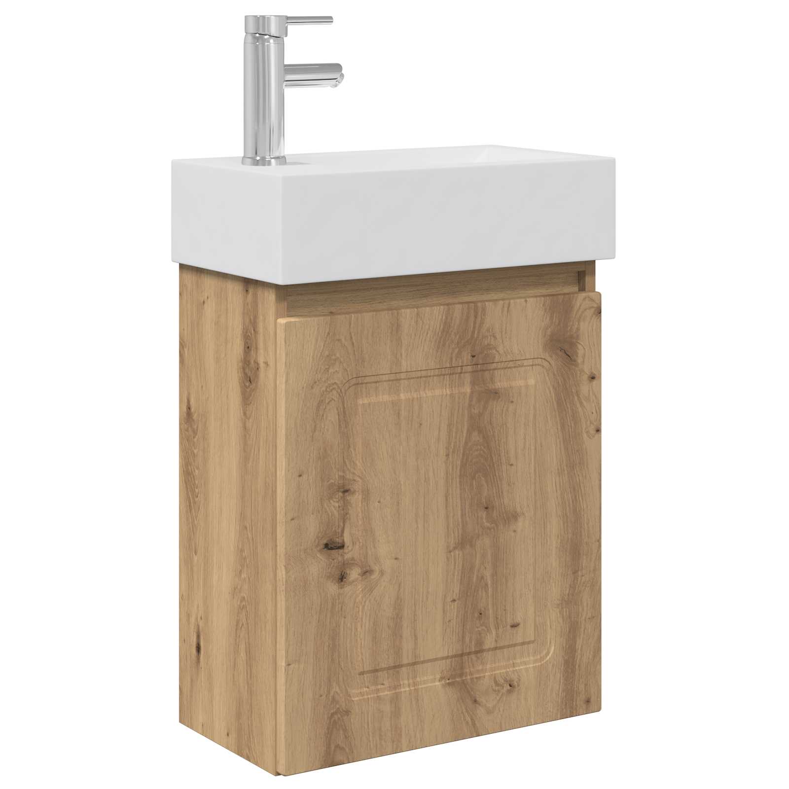 Mobile bagno con rubinetto Rovere Artigianale | homemem39