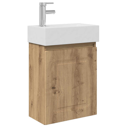 Mobile bagno con rubinetto Rovere Artigianale | homemem39