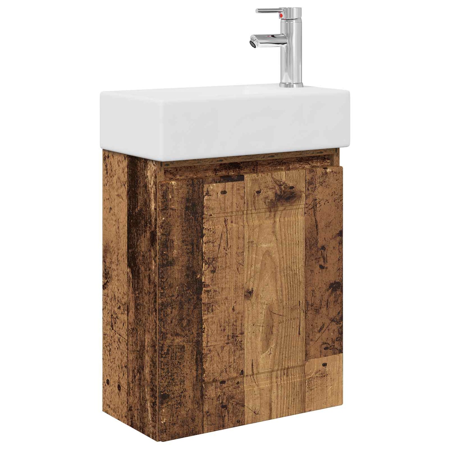 Mobile bagno con rubinetto Legno antico 45,5 x 22,5 x 84 cm | homemem39