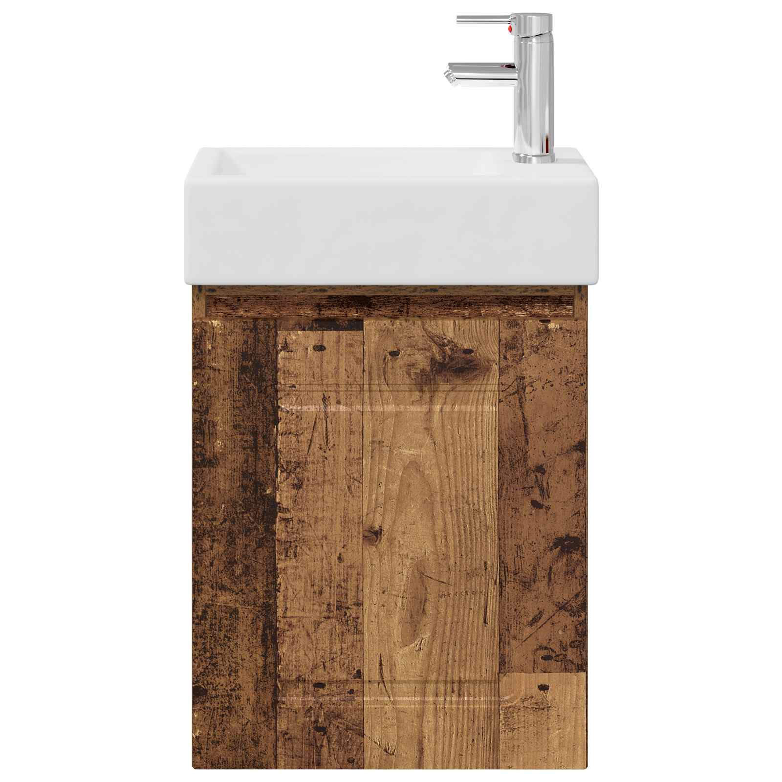 Mobile bagno con rubinetto Legno antico 45,5 x 22,5 x 84 cm | homemem39