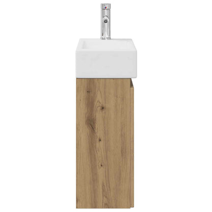 Mobile bagno con rubinetto Rovere Artigianale | homemem39