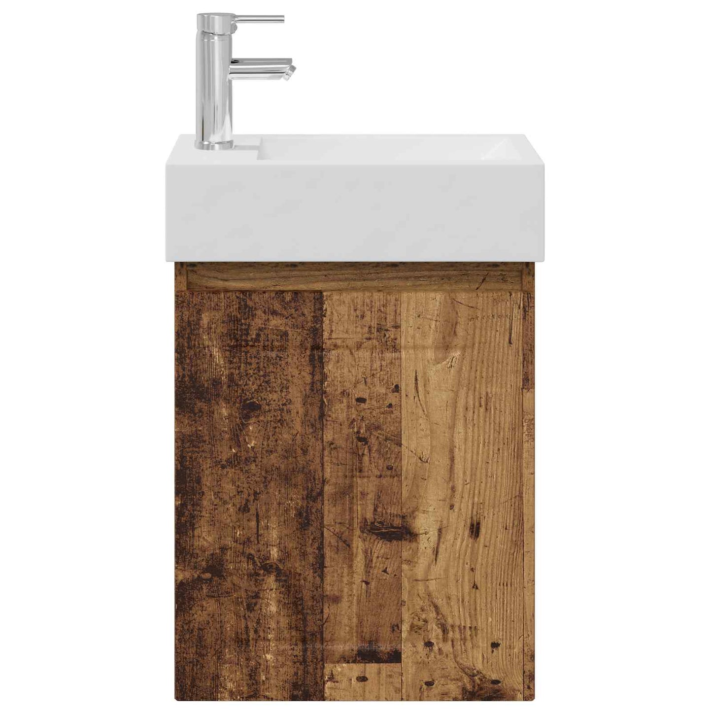 Mobile bagno con rubinetto Legno antico 45,5 x 25,5 x 84 cm | homemem39
