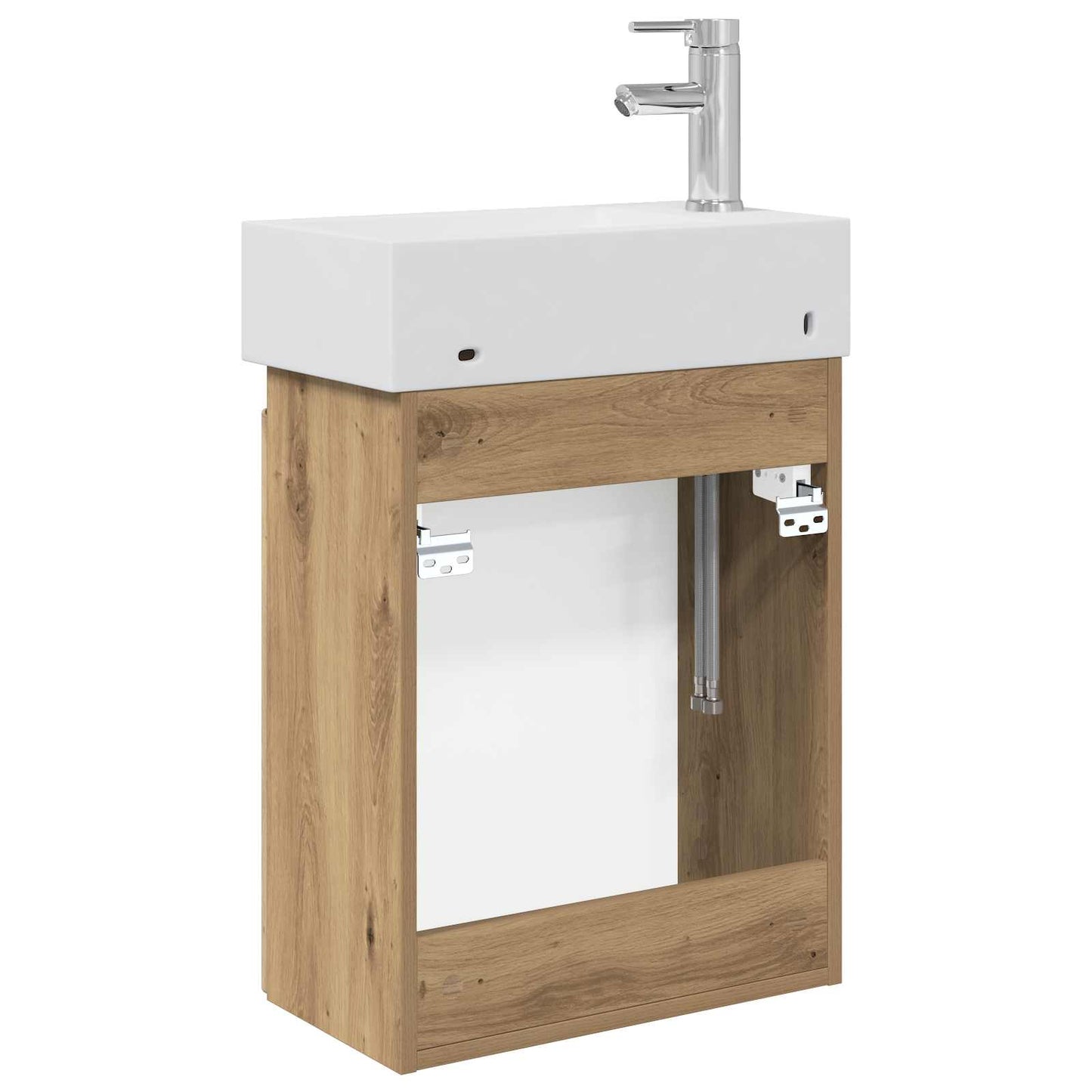 Mobile bagno con rubinetto Rovere Artigianale | homemem39
