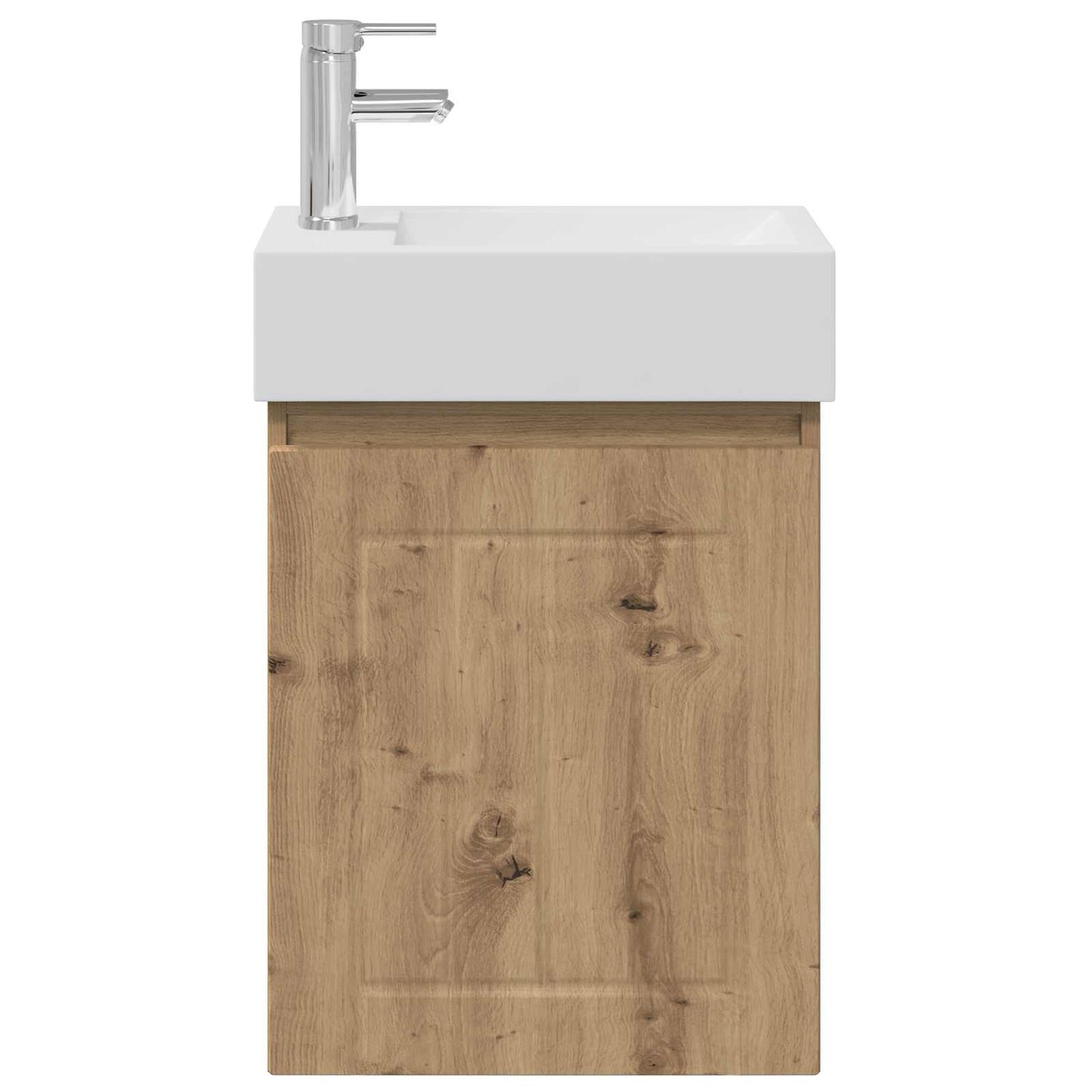 Mobile bagno con rubinetto Rovere Artigianale