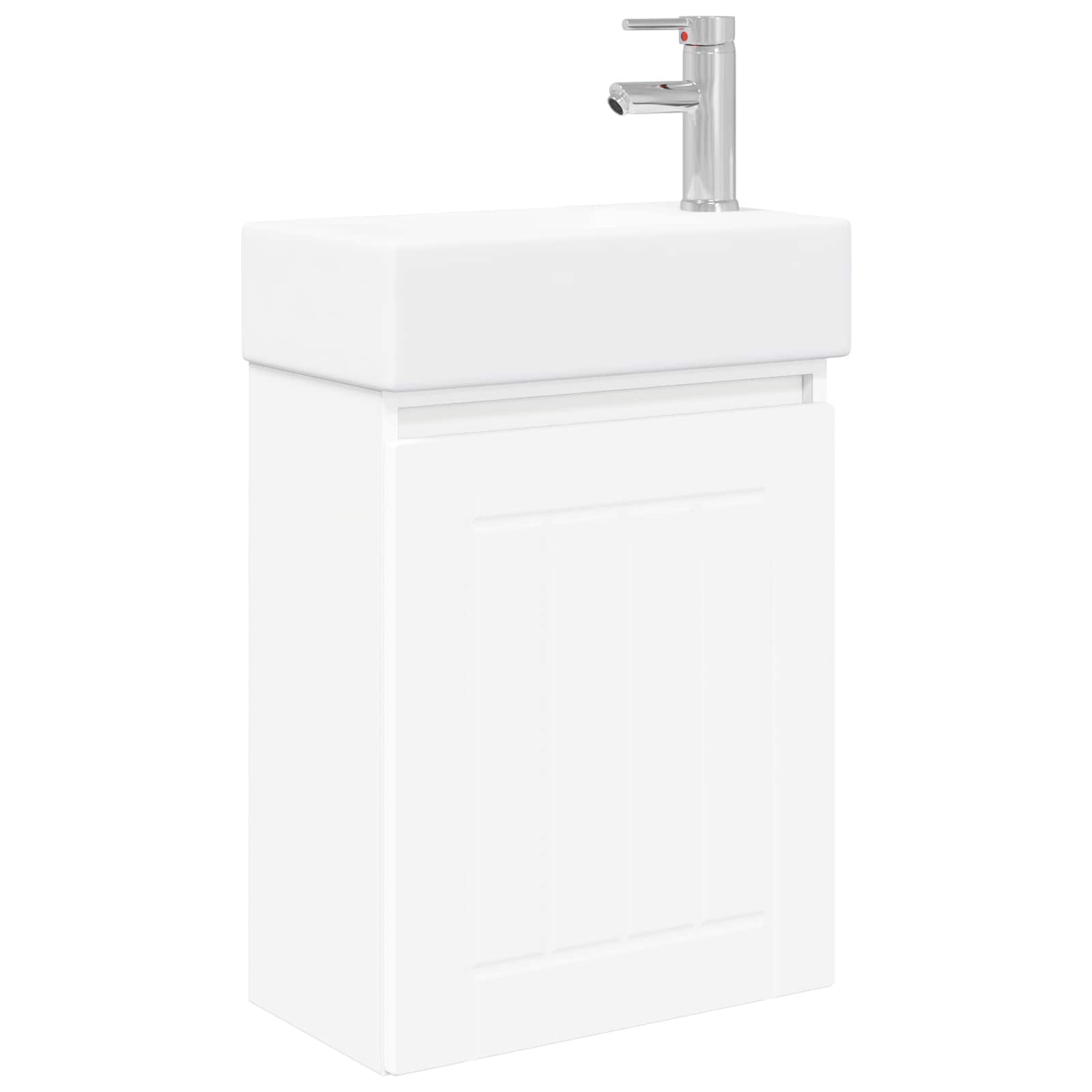 Mobile bagno con rubinetto Bianco 45,5 x 25,5 x 84 cm | homemem39