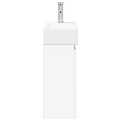 Mobile bagno con rubinetto Bianco 45,5 x 25,5 x 84 cm | homemem39