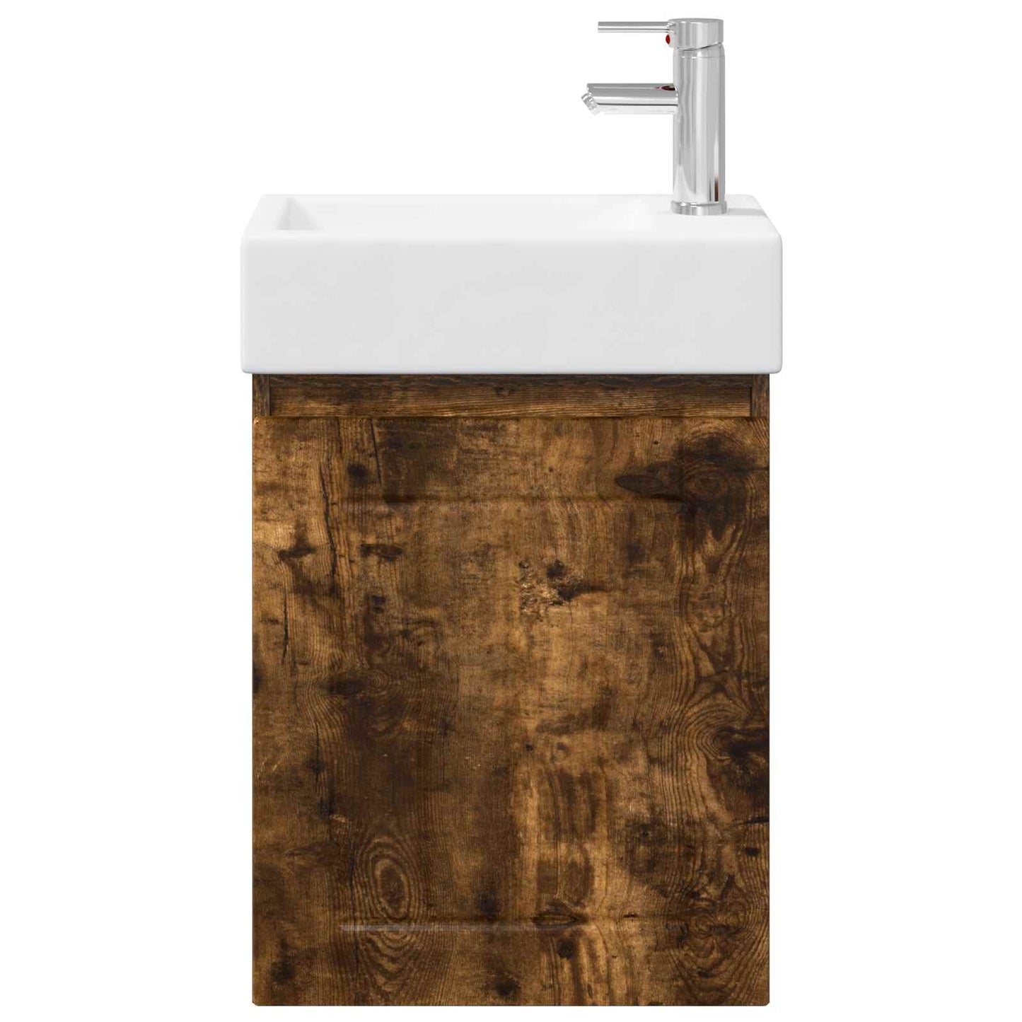Mobile bagno con rubinetto Rovere Fumo 45,5 x 25,5 x 84 cm | homemem39