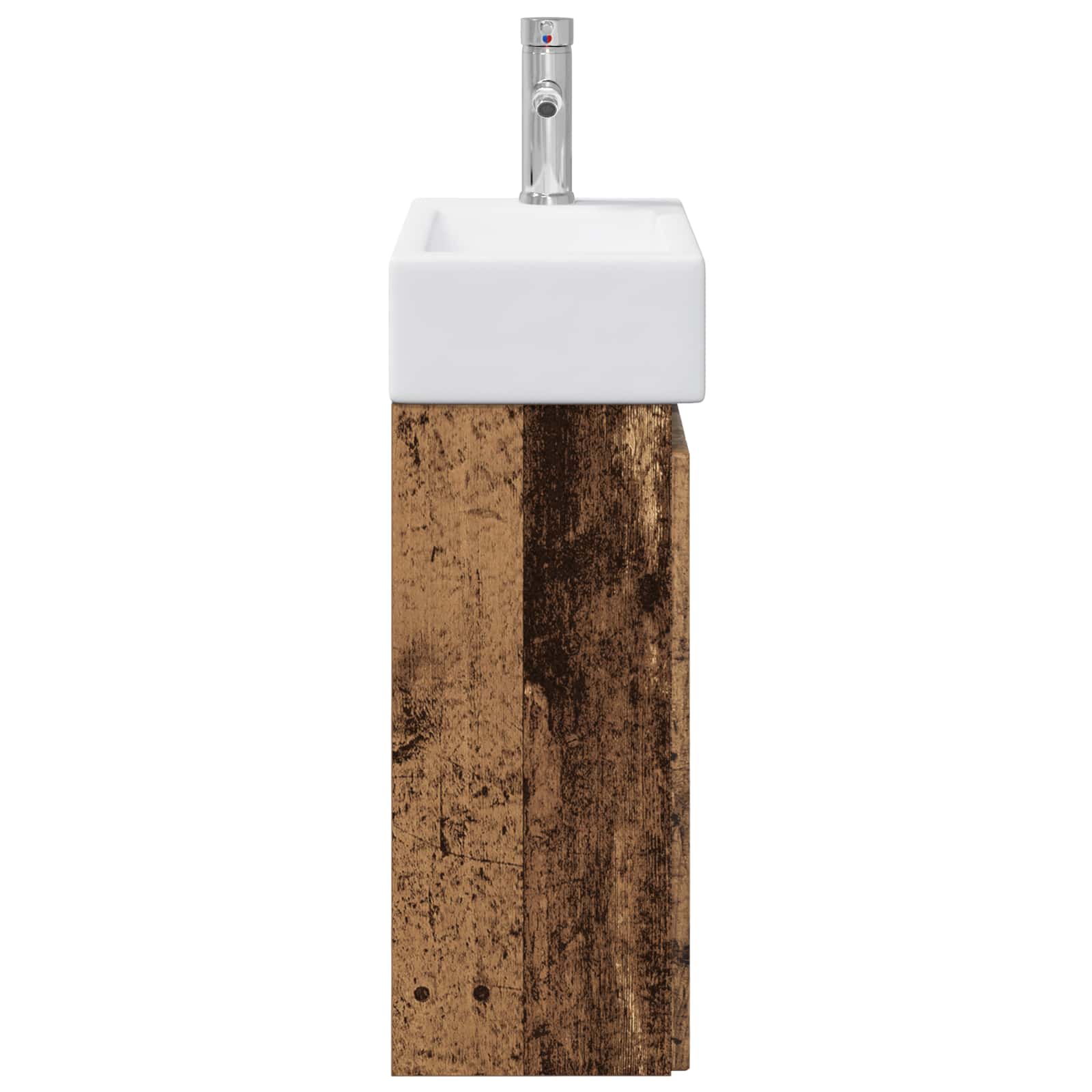 Mobile bagno con rubinetto Legno antico 45,5 x 25,5 x 84 cm | homemem39