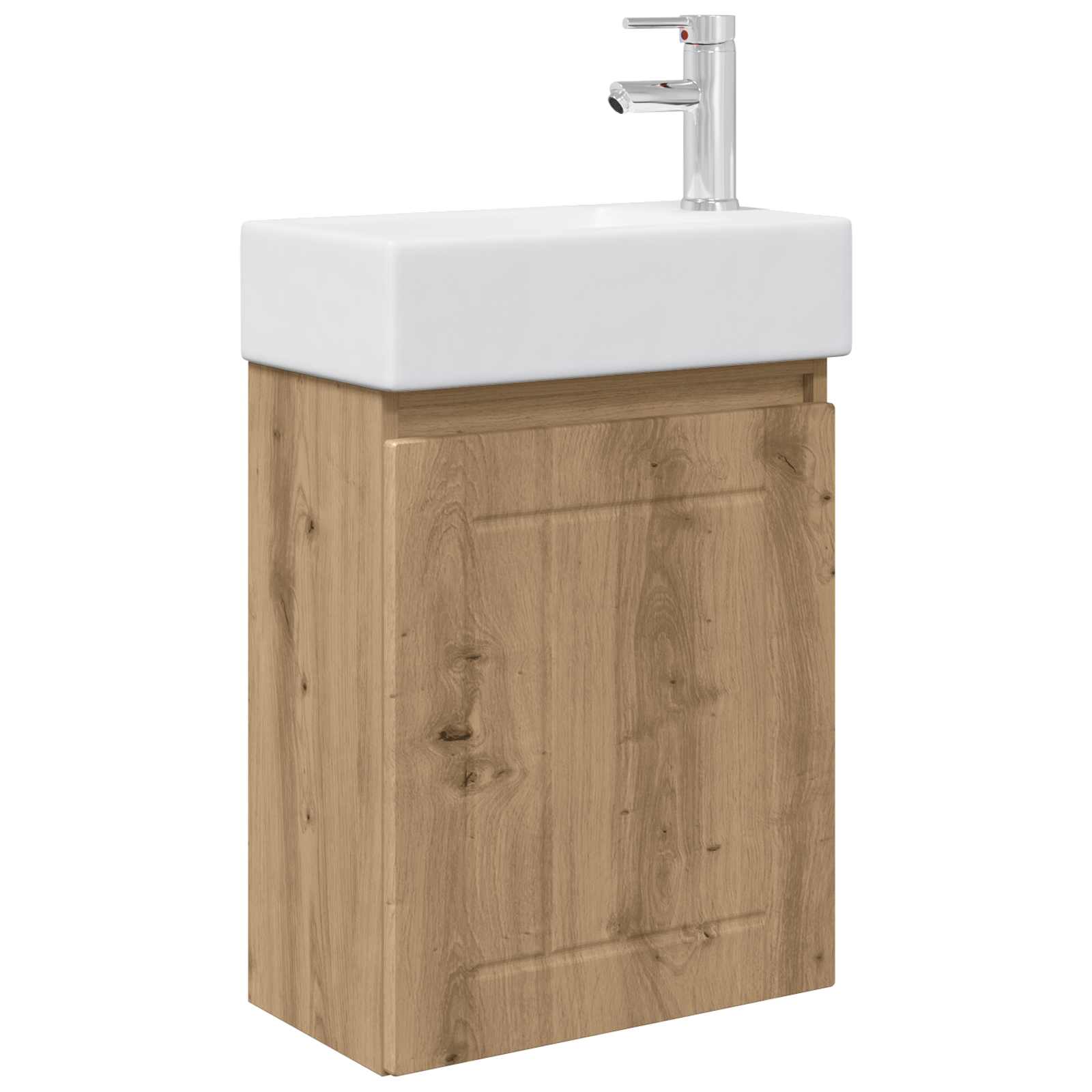 Mobile bagno con rubinetto Rovere Artigianale | homemem39