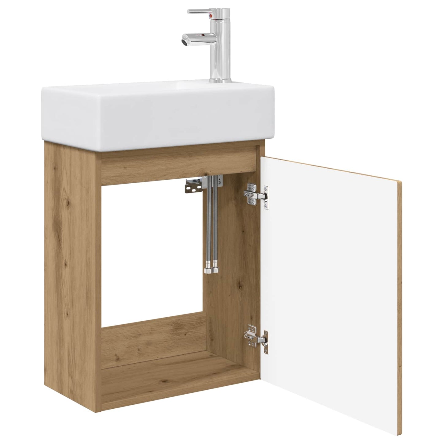 Mobile bagno con rubinetto Rovere Artigianale | homemem39