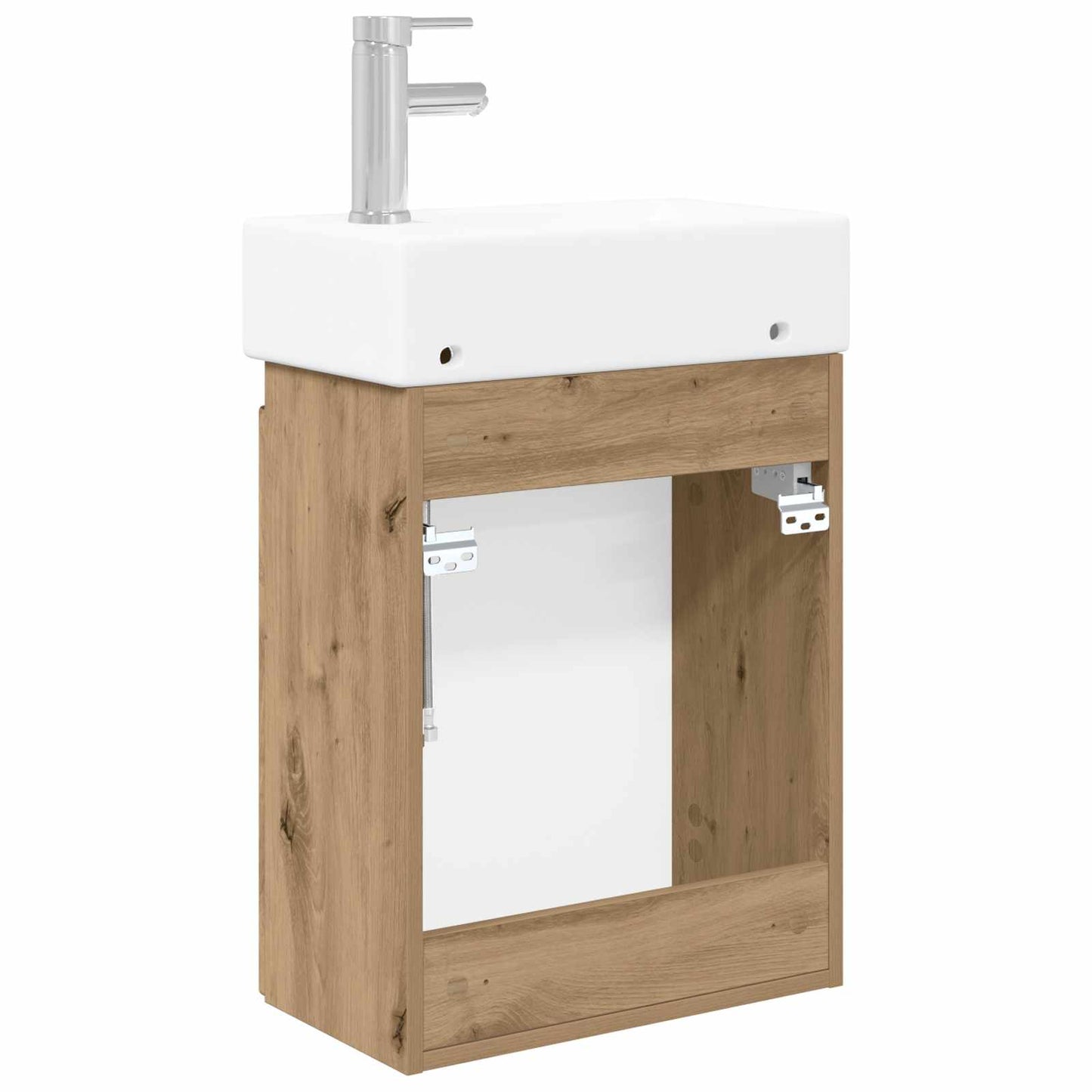 Mobile bagno con rubinetto Rovere Artigianale | homemem39