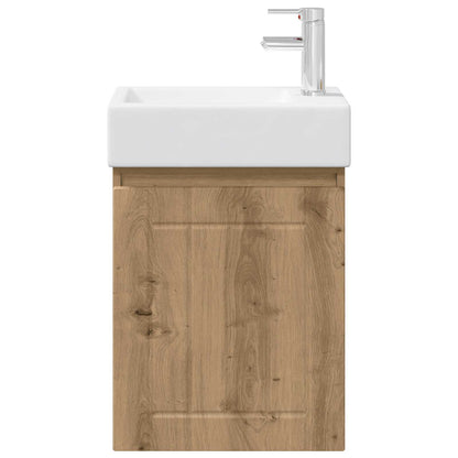 Mobile bagno con rubinetto Rovere Artigianale | homemem39