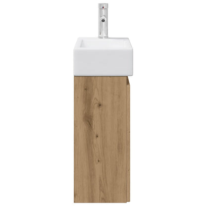 Mobile bagno con rubinetto Rovere Artigianale | homemem39