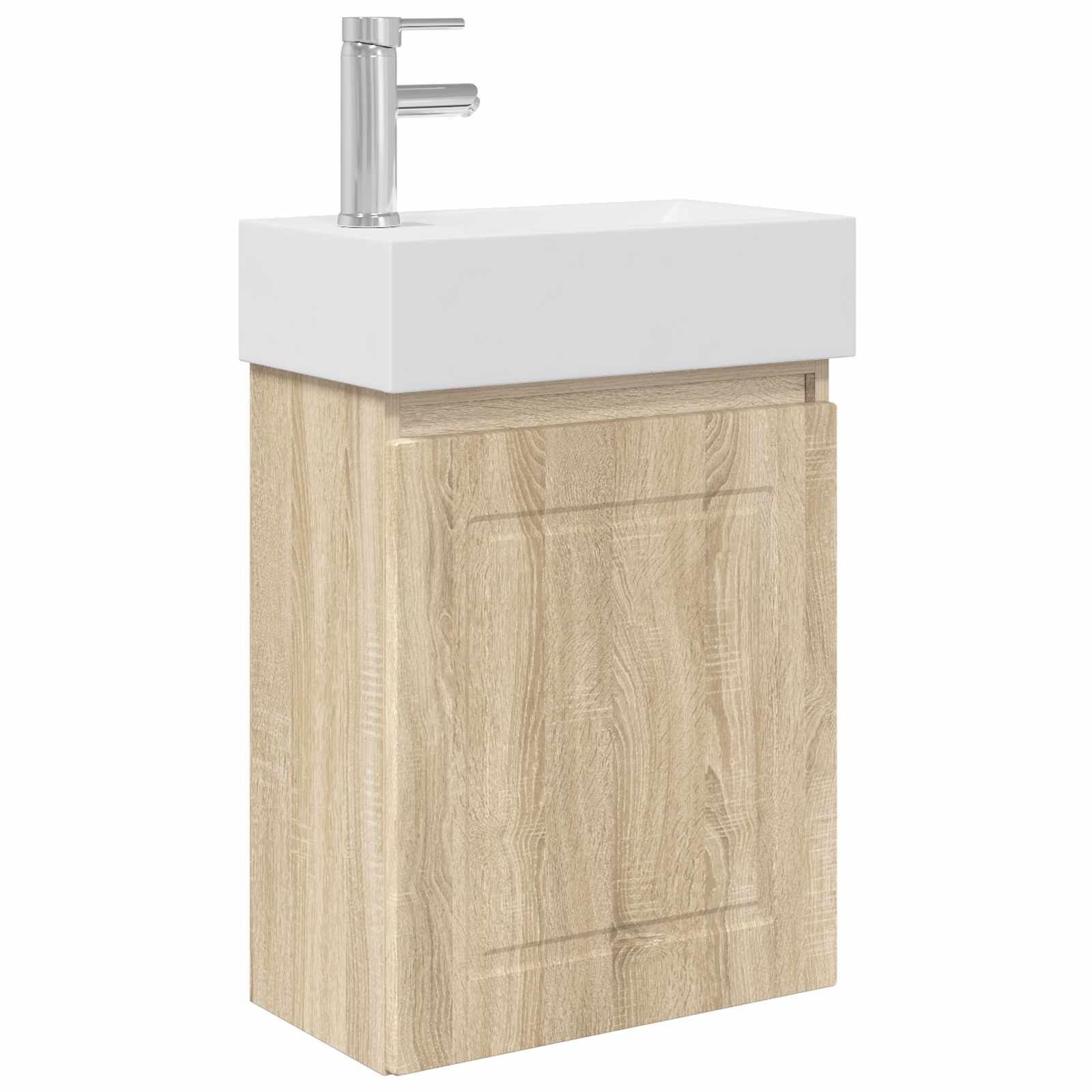 Mobile bagno con rubinetto Rovere Sonoma 45,5 x 22,5 x 84 cm | homemem39