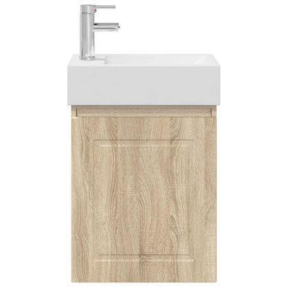 Mobile bagno con rubinetto Rovere Sonoma 45,5 x 22,5 x 84 cm | homemem39