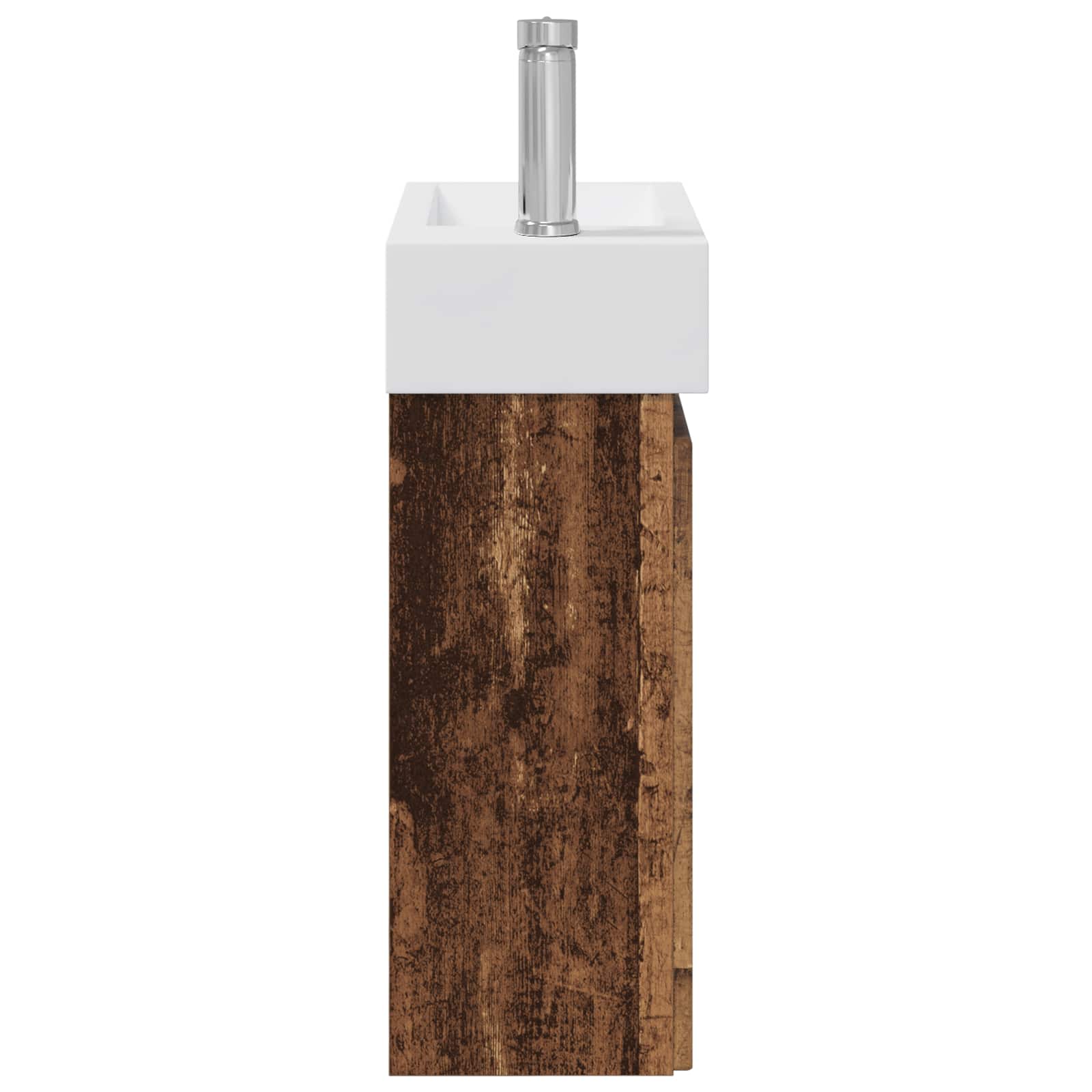 Mobile bagno con rubinetto Legno antico 45,5 x 22,5 x 84 cm | homemem39