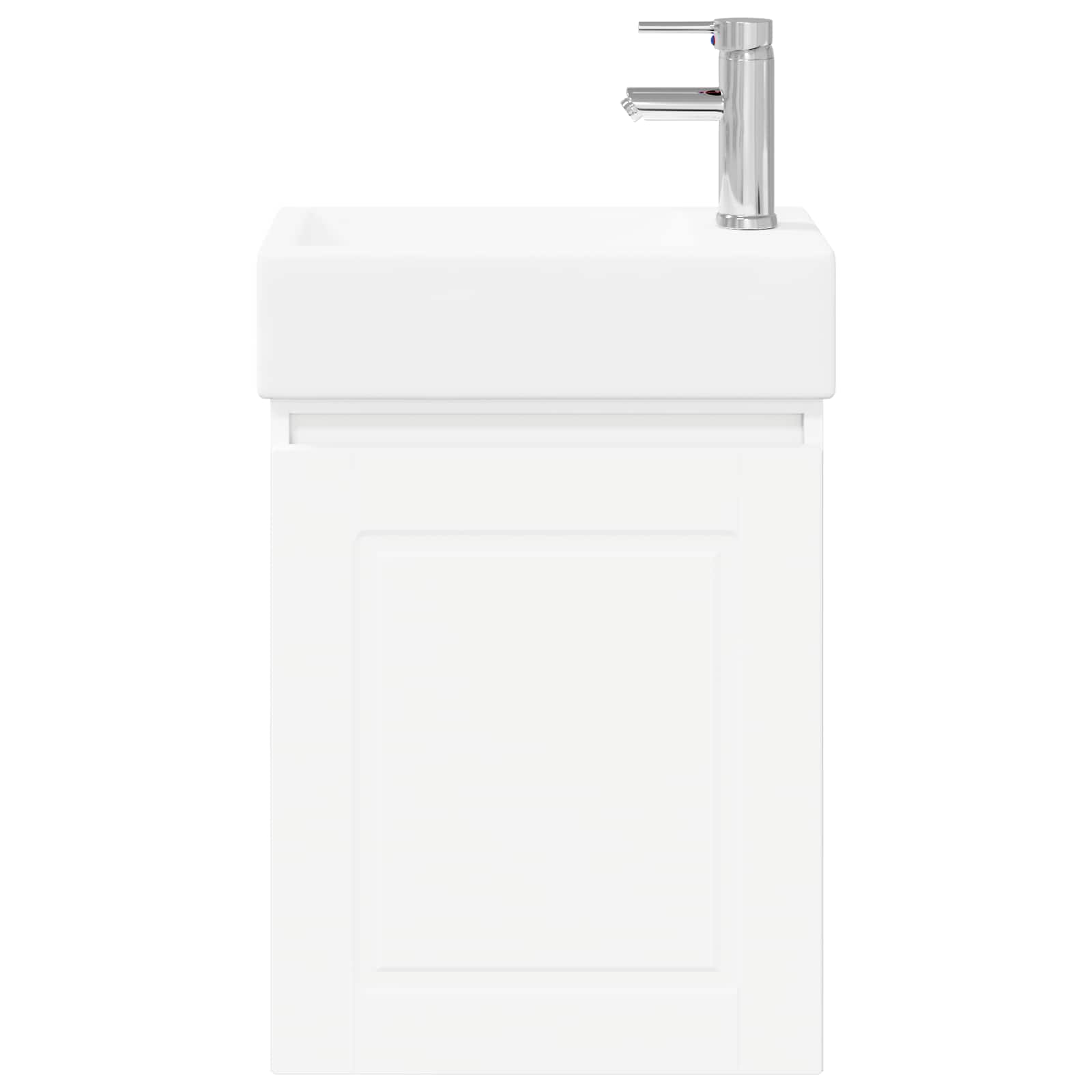 Mobile bagno con rubinetto Bianco 45,5 x 22,5 x 84 cm | homemem39