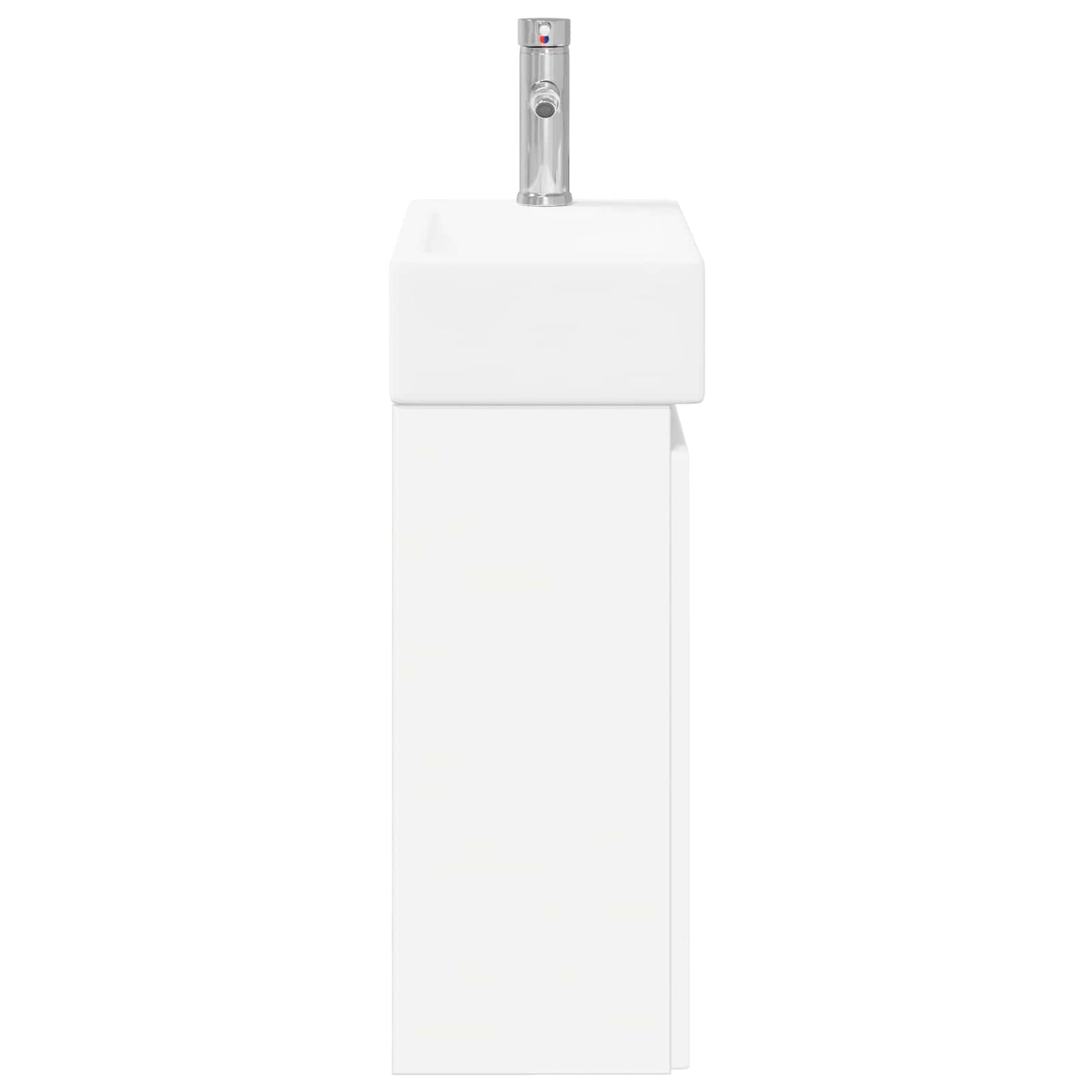Mobile bagno con rubinetto Bianco 45,5 x 22,5 x 84 cm | homemem39