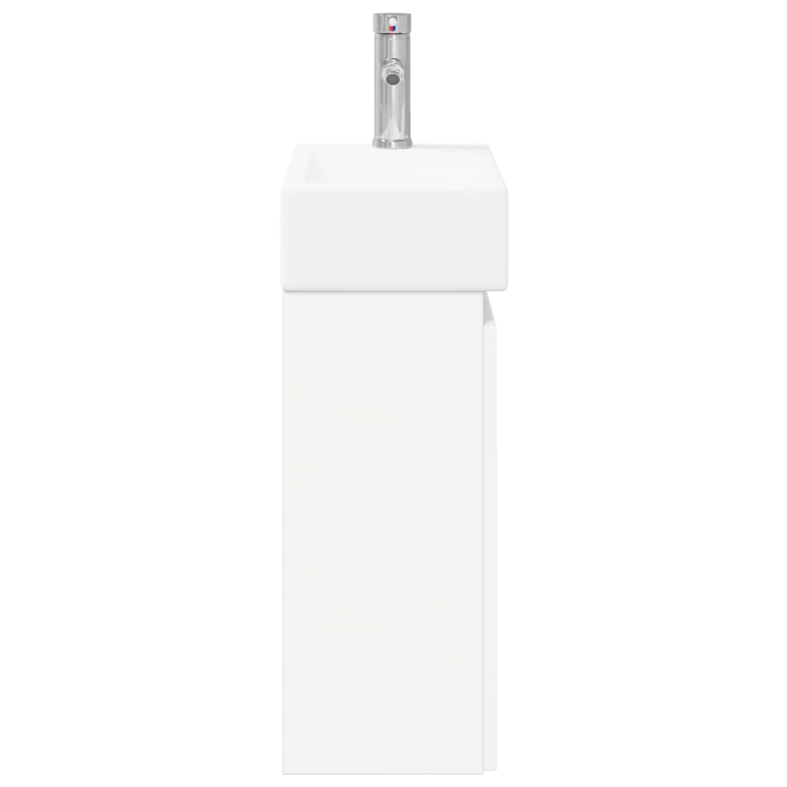 Mobile bagno con rubinetto Bianco 45,5 x 22,5 x 84 cm | homemem39