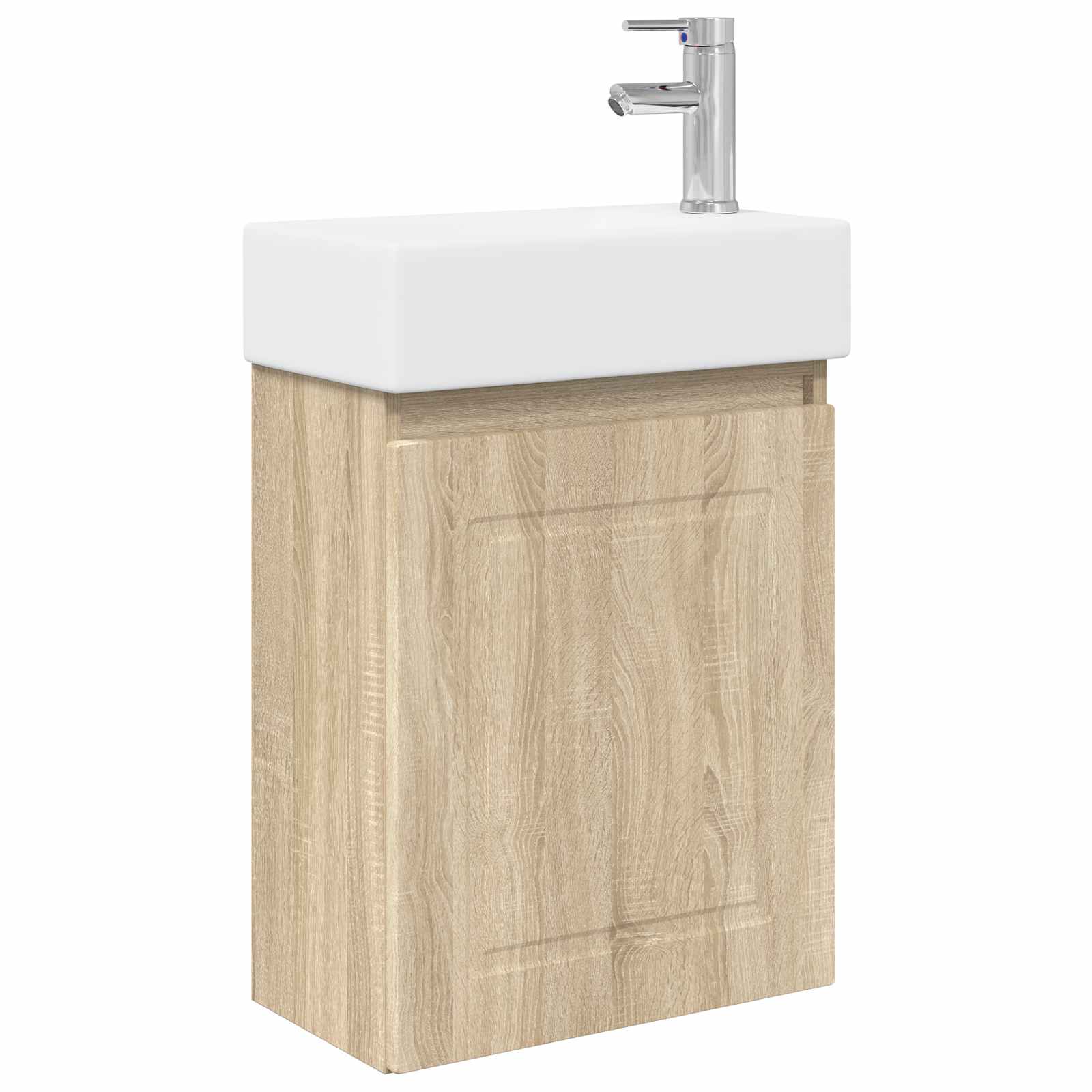 Mobile bagno con rubinetto Rovere Sonoma 45,5 x 22,5 x 84 cm | homemem39