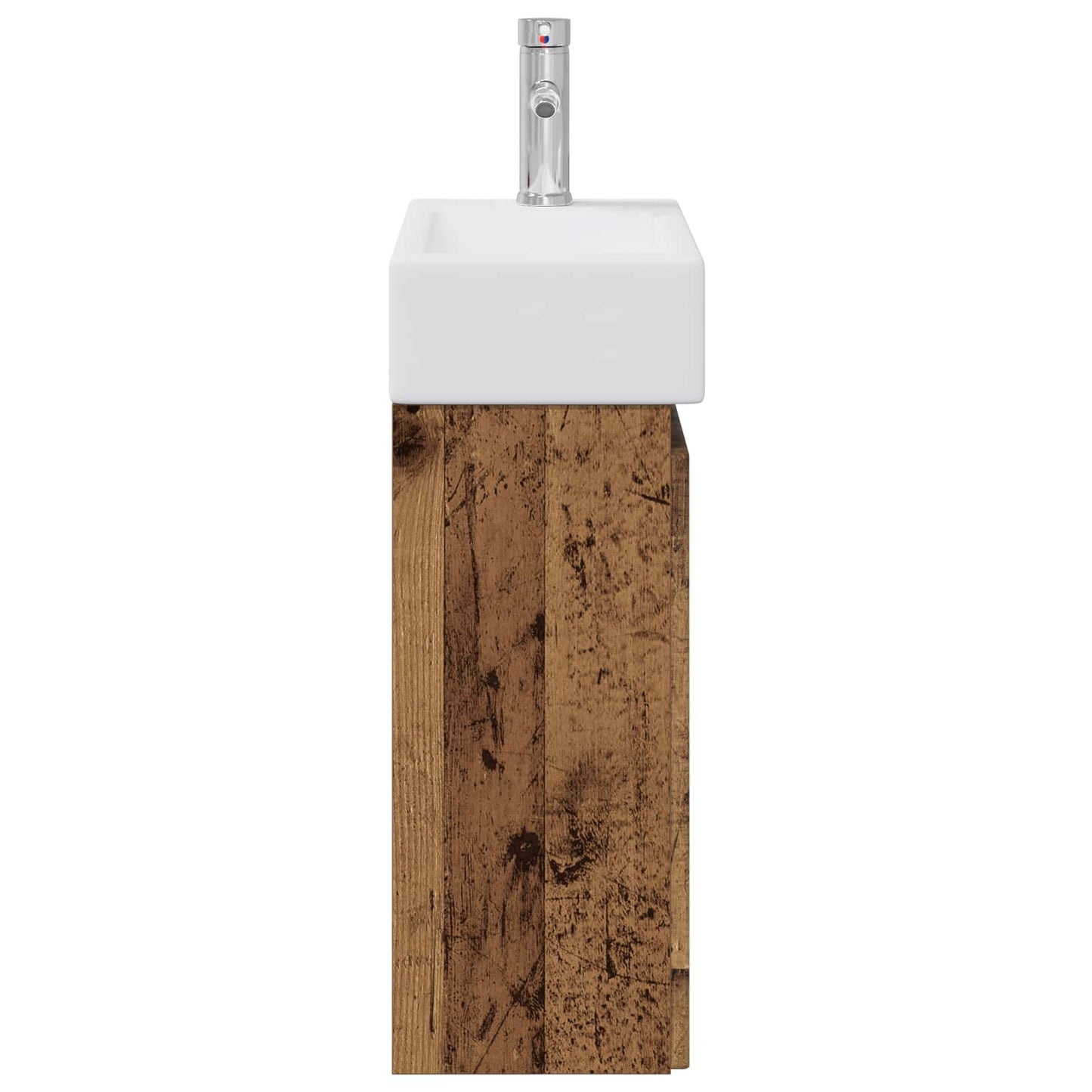 Mobile bagno con rubinetto Legno antico 45,5 x 22,5 x 84 cm | homemem39