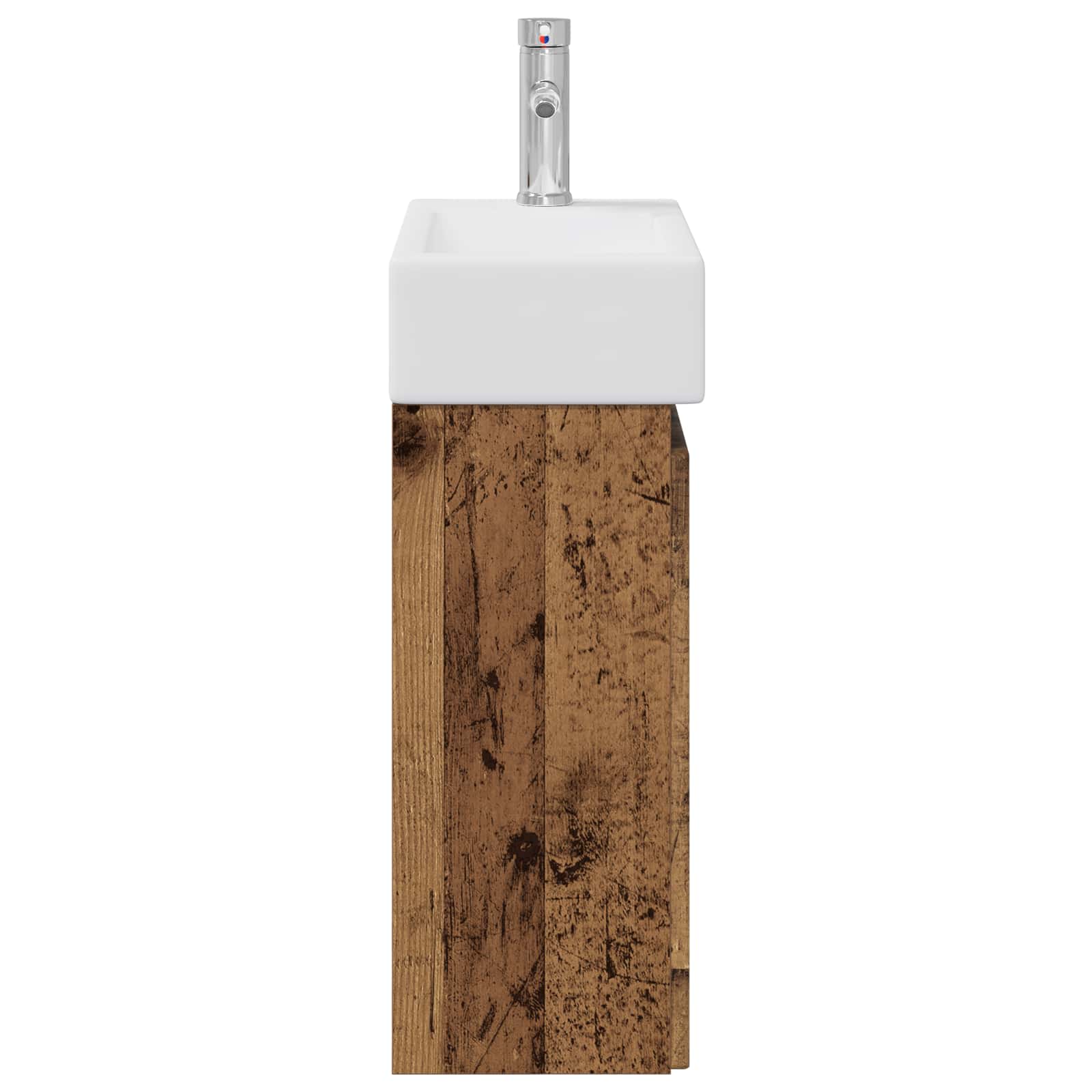 Mobile bagno con rubinetto Legno antico 45,5 x 22,5 x 84 cm | homemem39