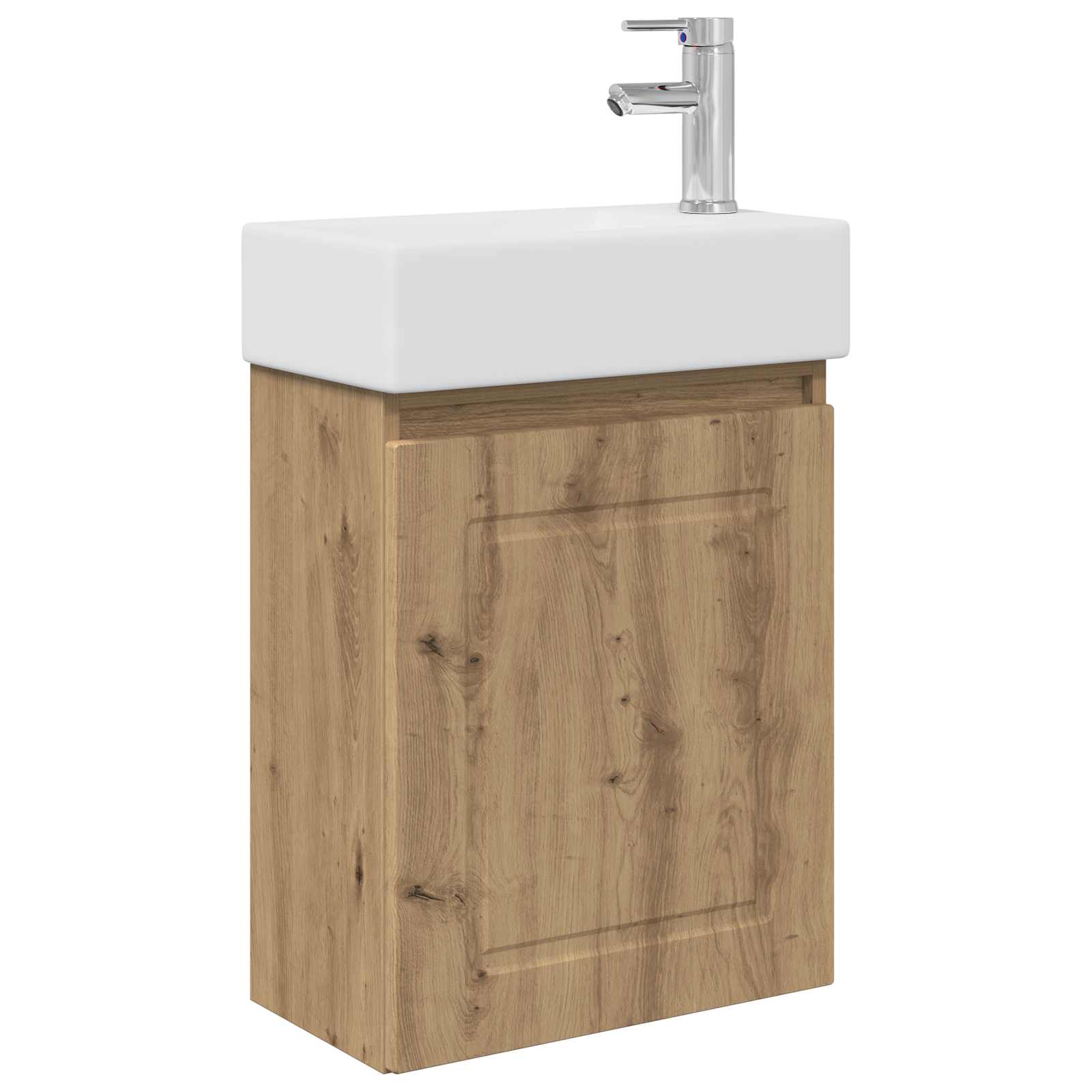 Mobile bagno con rubinetto Rovere Artigianale | homemem39