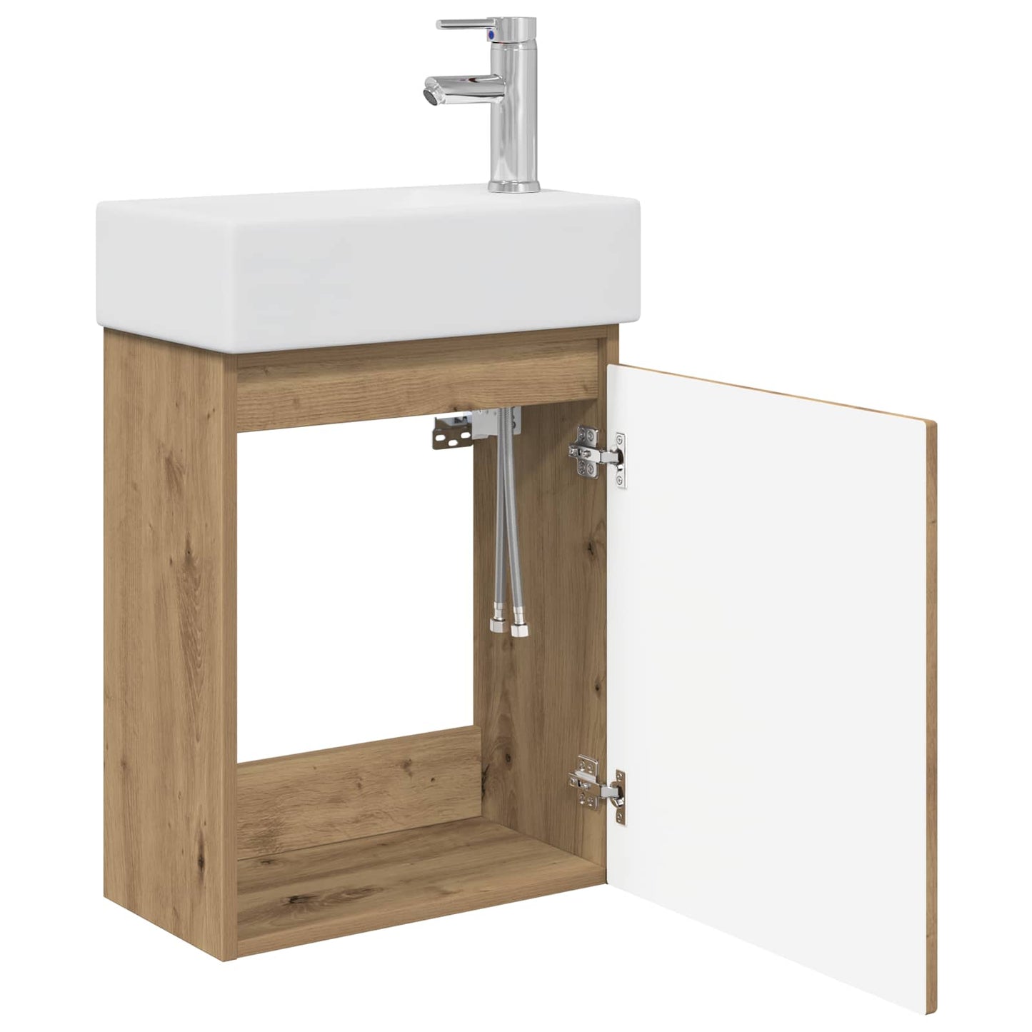 Mobile bagno con rubinetto Rovere Artigianale | homemem39