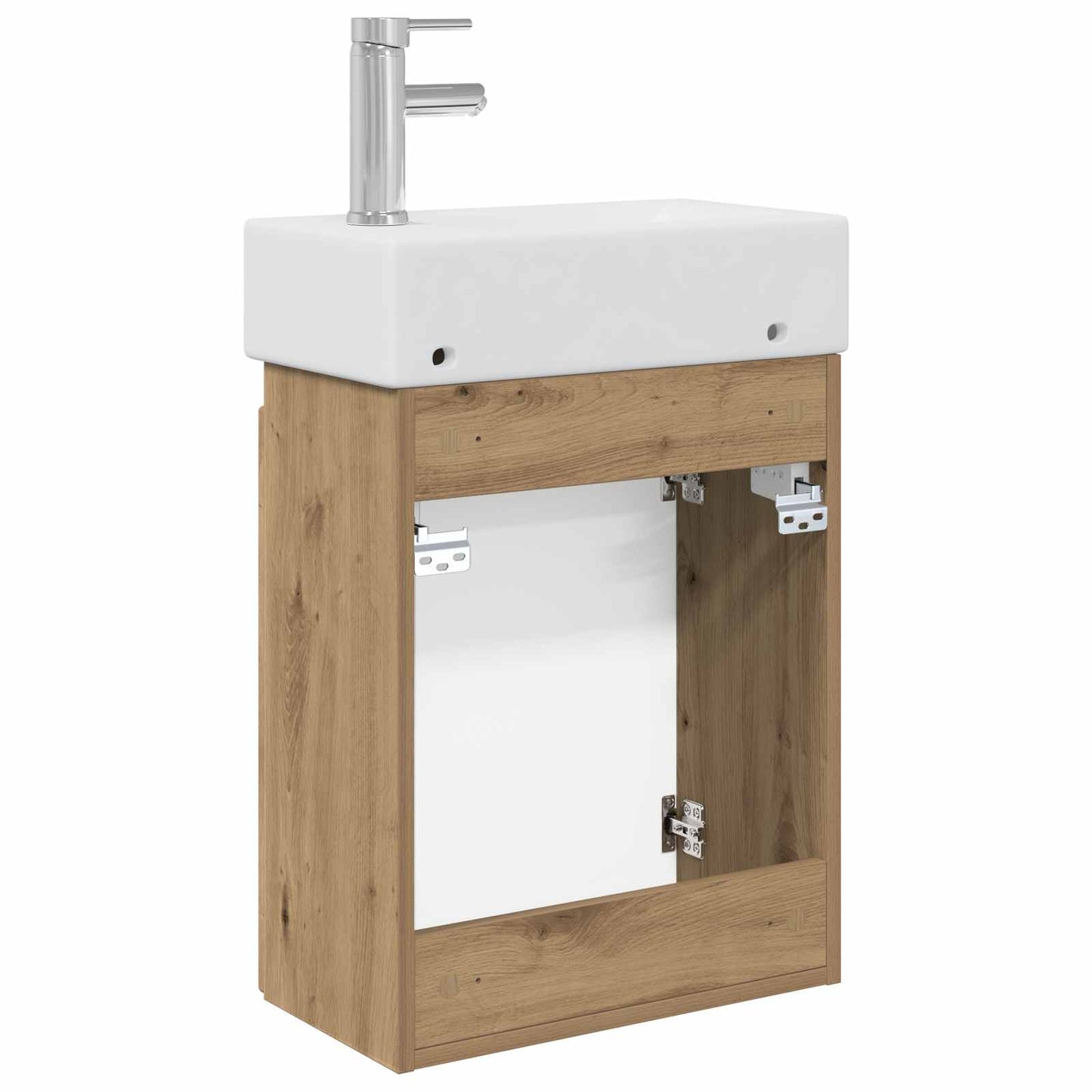Mobile bagno con rubinetto Rovere Artigianale | homemem39