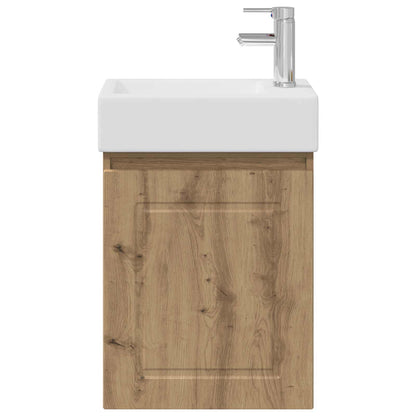 Mobile bagno con rubinetto Rovere Artigianale | homemem39