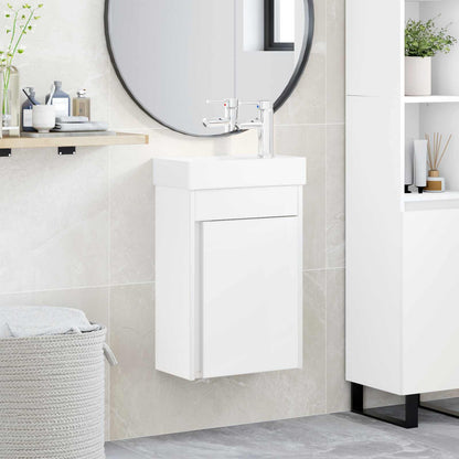 Mobile bagno con rubinetto Bianco 40,5 x 22,5 x 62 cm | homemem39