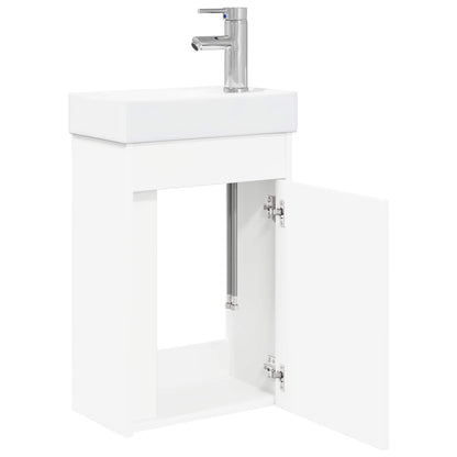 Mobile bagno con rubinetto Bianco 40,5 x 22,5 x 62 cm | homemem39