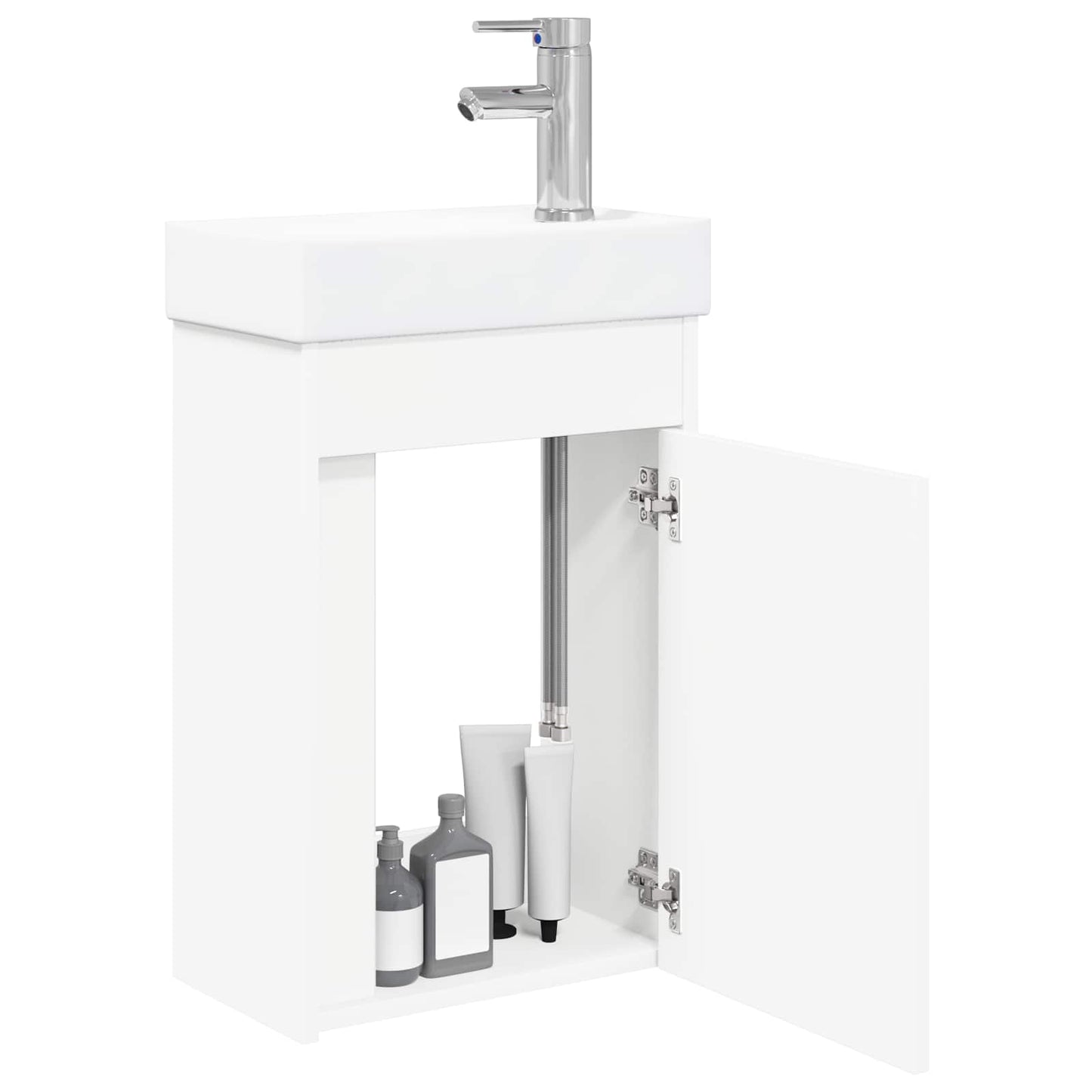 Mobile bagno con rubinetto Bianco 40,5 x 22,5 x 62 cm | homemem39