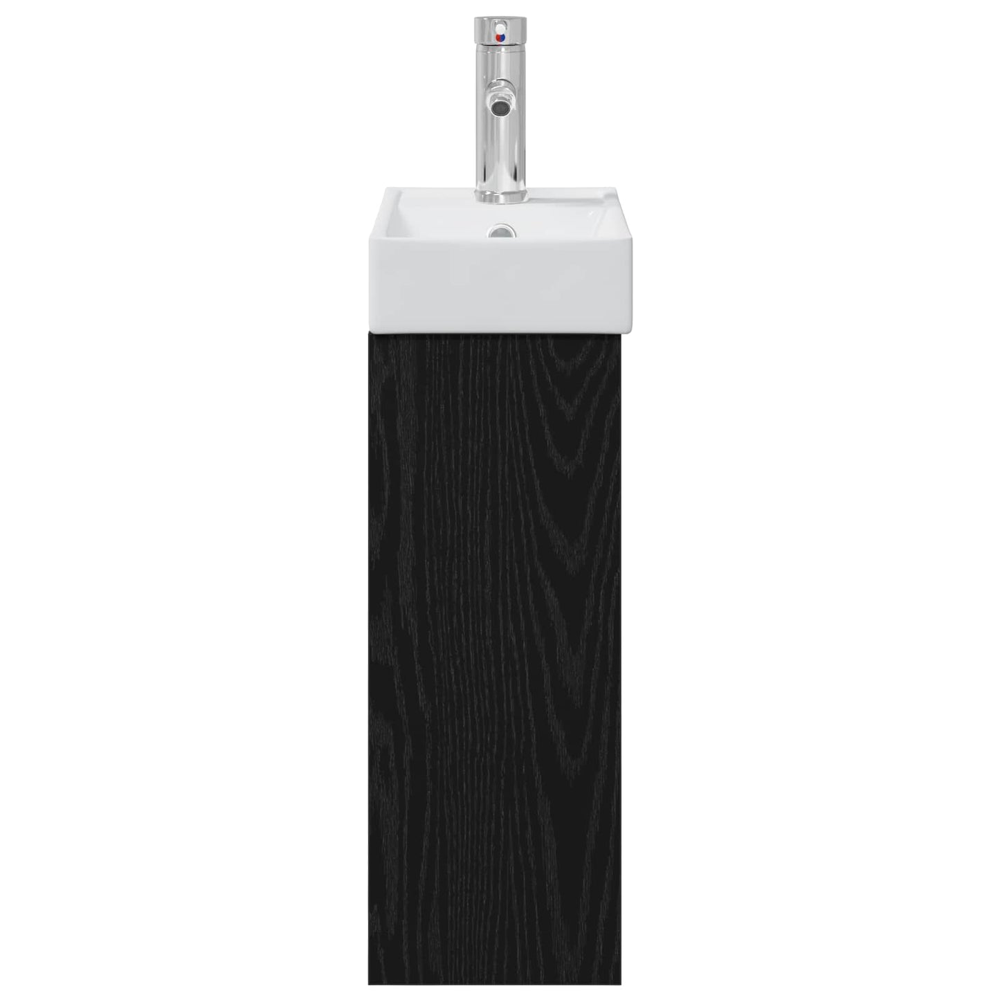 Mobile bagno con rubinetto Rovere Nero 40,5 x 22,5 x 62 cm | homemem39