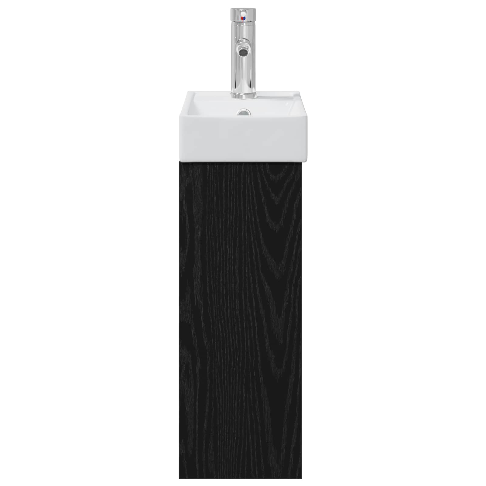 Mobile bagno con rubinetto Rovere Nero 40,5 x 22,5 x 62 cm | homemem39