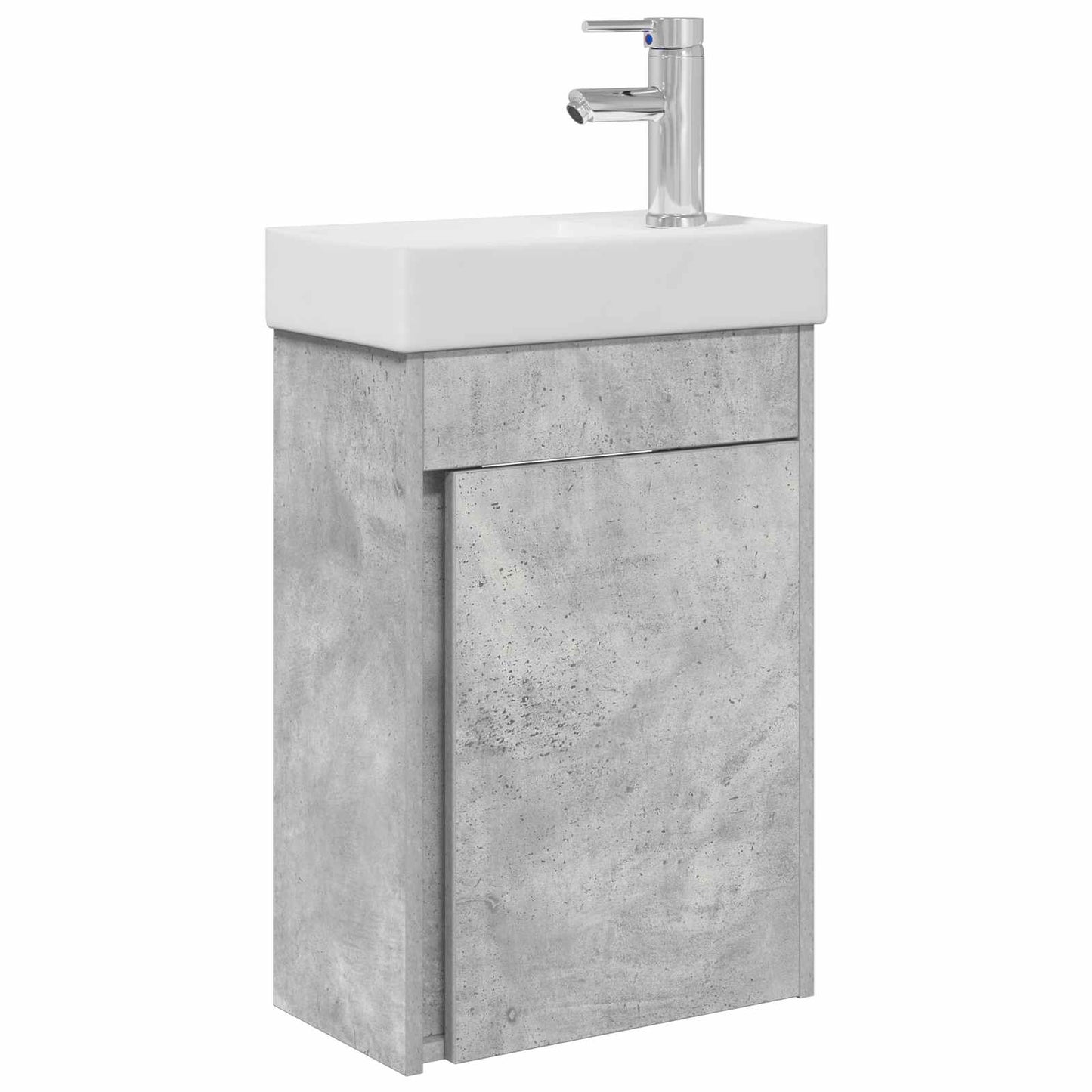 Mobile bagno con rubinetto Grigio Cemento 40,5 x 22,5 x 62 cm | homemem39
