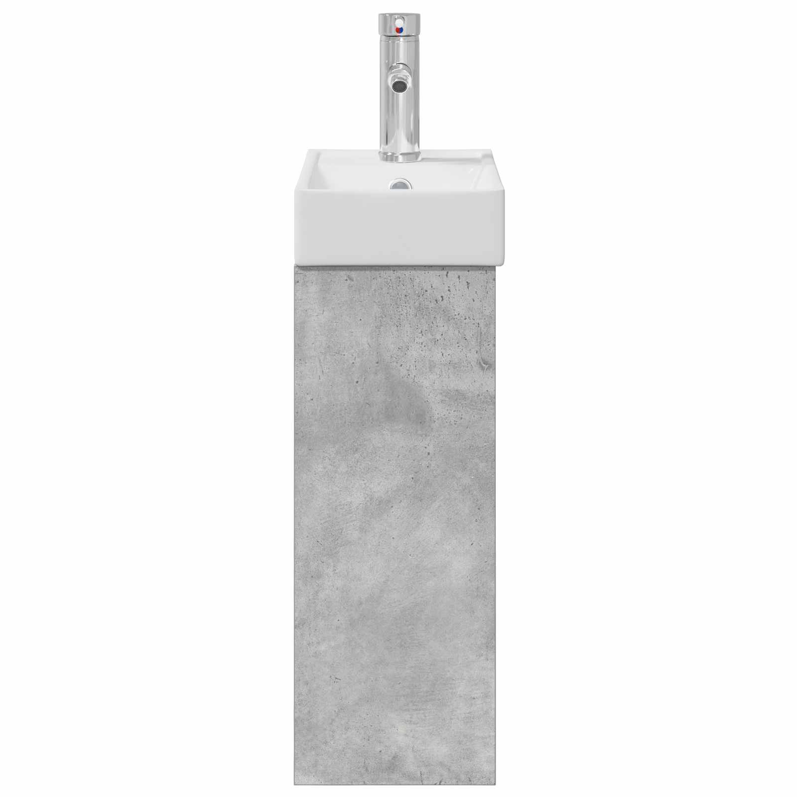 Mobile bagno con rubinetto Grigio Cemento 40,5 x 22,5 x 62 cm | homemem39