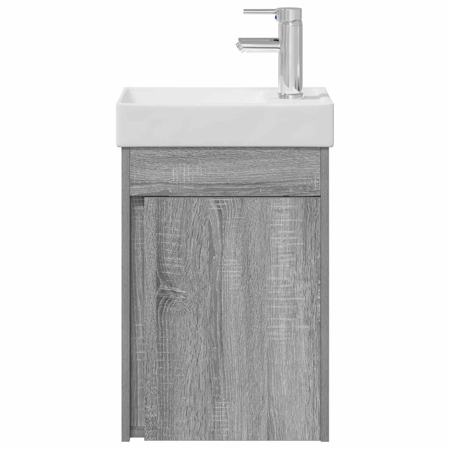 Mobile bagno con rubinetto Sonoma grigio 40,5 x 22,5 x 62 cm | homemem39