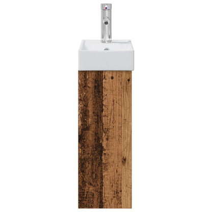Mobile bagno con rubinetto Legno antico 40,5 x 22,5 x 62 cm | homemem39